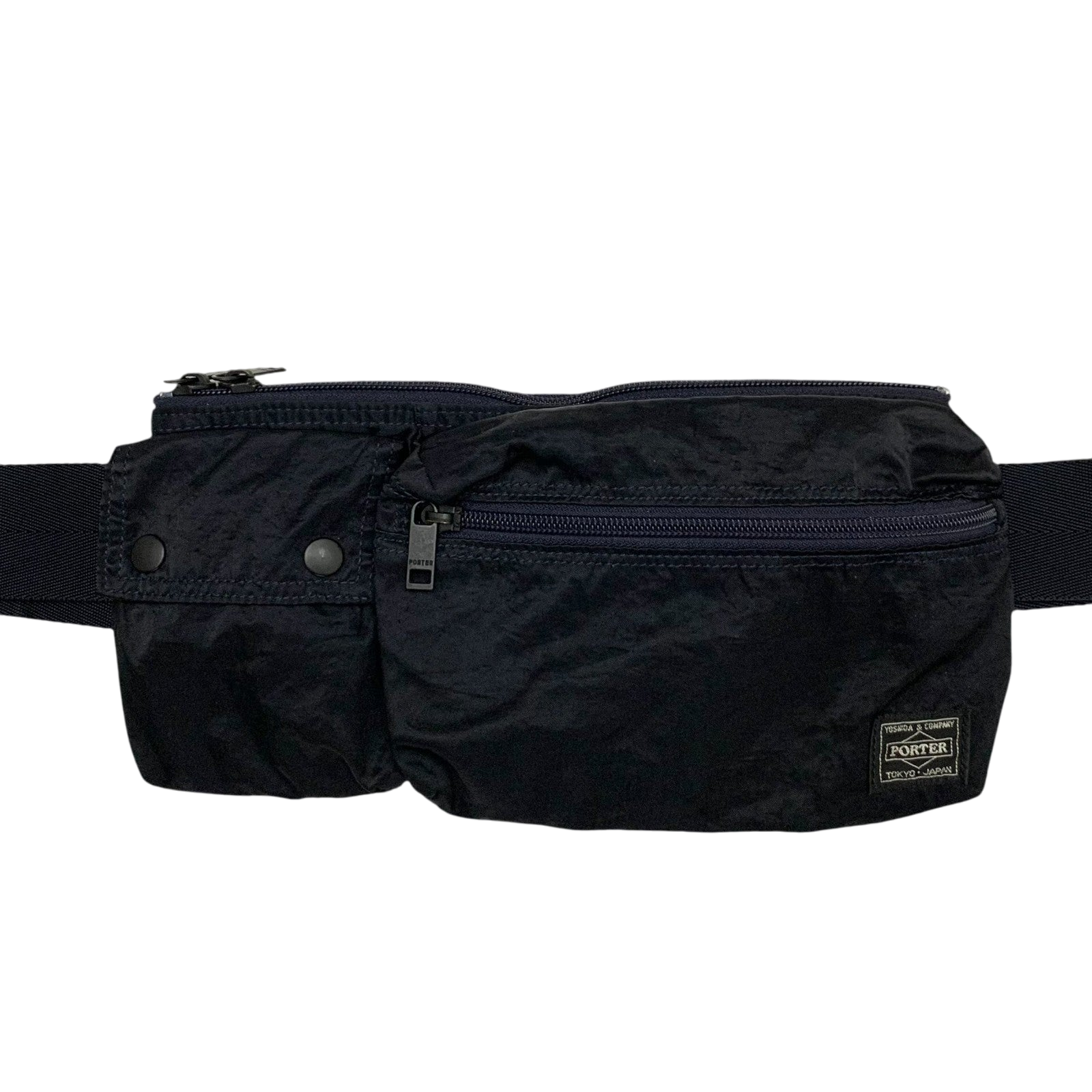 Porter Nylon Waist Bag Navy