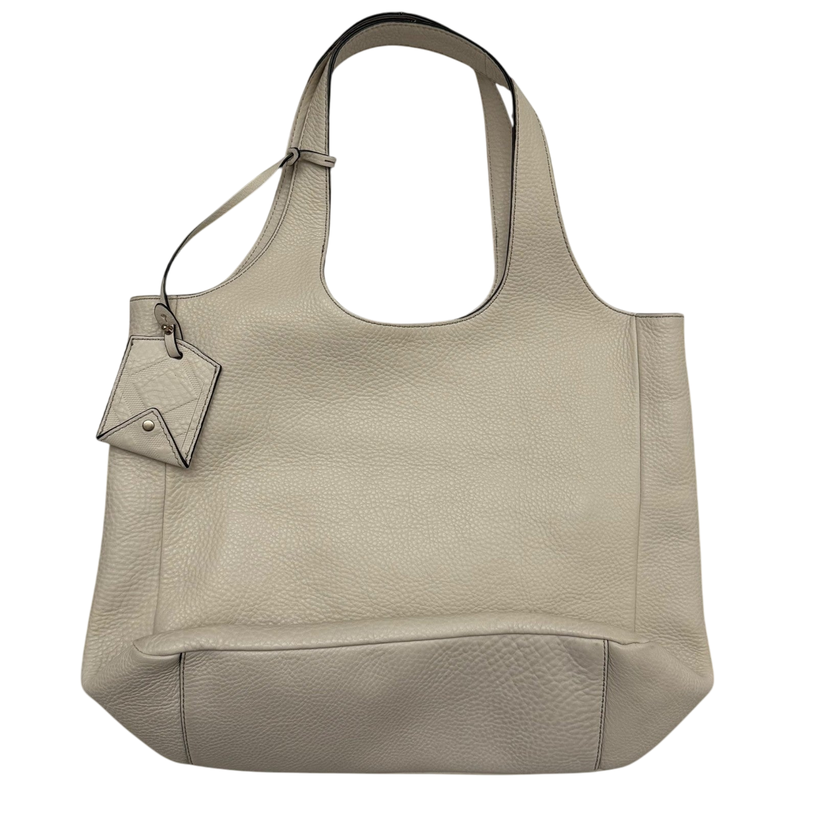 Burberry Grainy Leather Shoulder Bag Cream