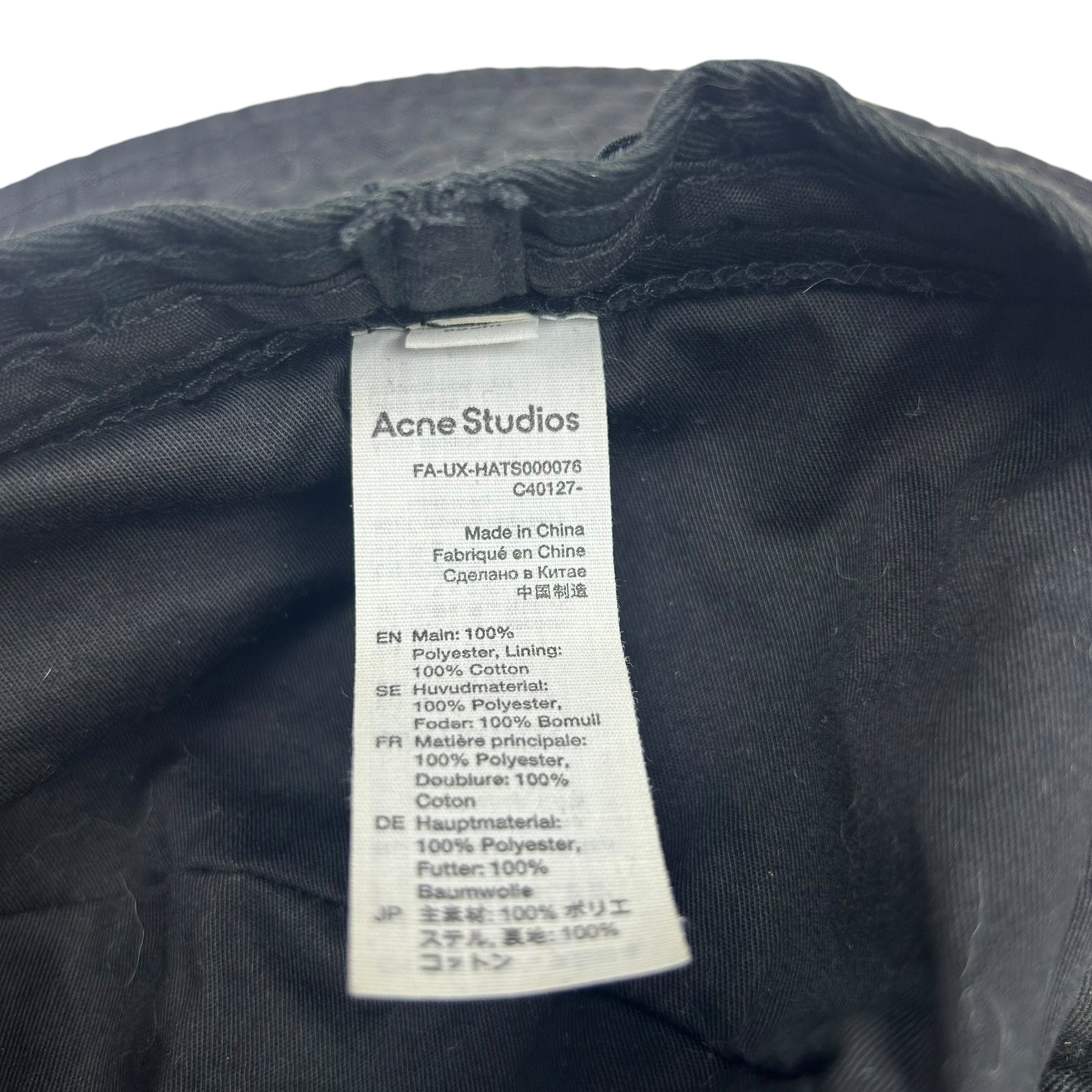 Acne Studios Logo-Appliquéd Ripstop Bucket Hat