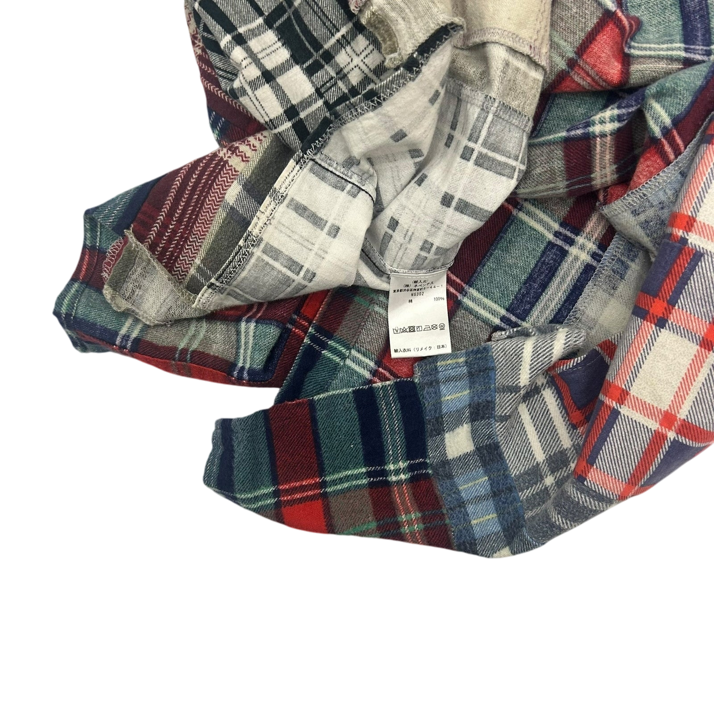Needles Rebuild 7 Cut Flannel Shirt (Fits S/M)