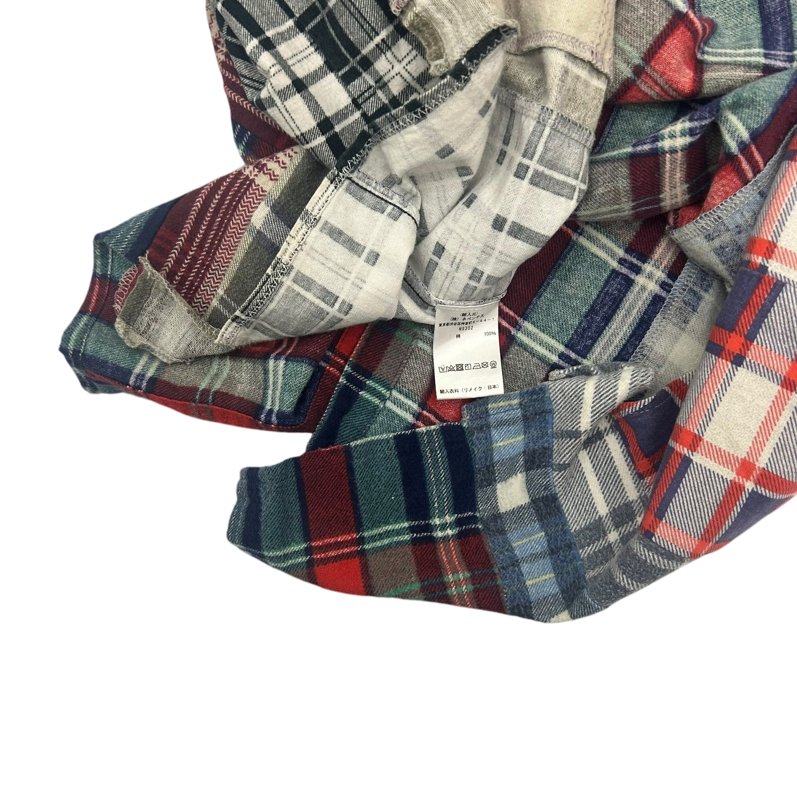 Needles Rebuild 7 Cut Flannel Shirt (Fits S/M)