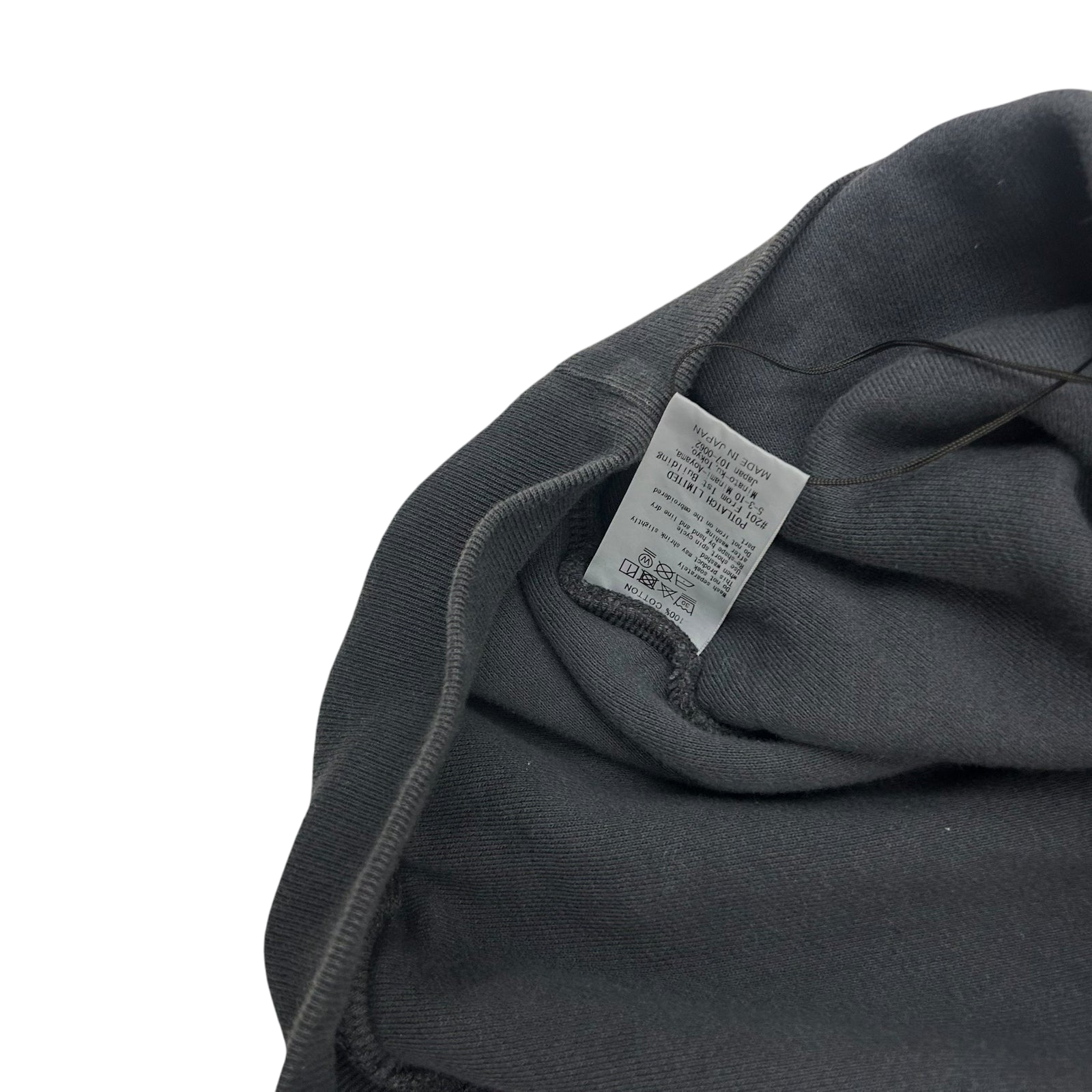 Cav Empt Overdyed Double Fleece Lined Crewneck Charcoal (Fits XL)