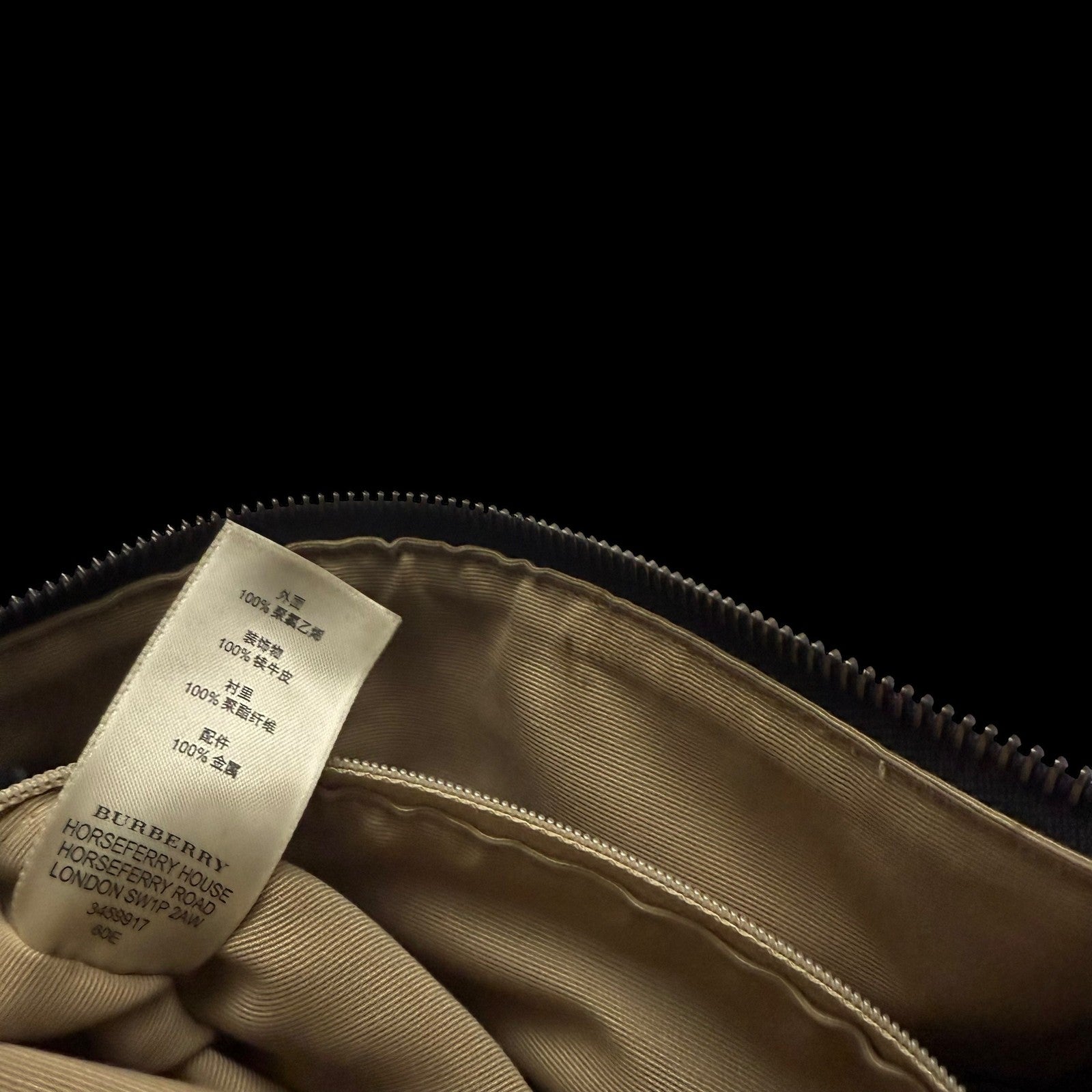 Burberry Nova Check PVC Chester Boston Bag
