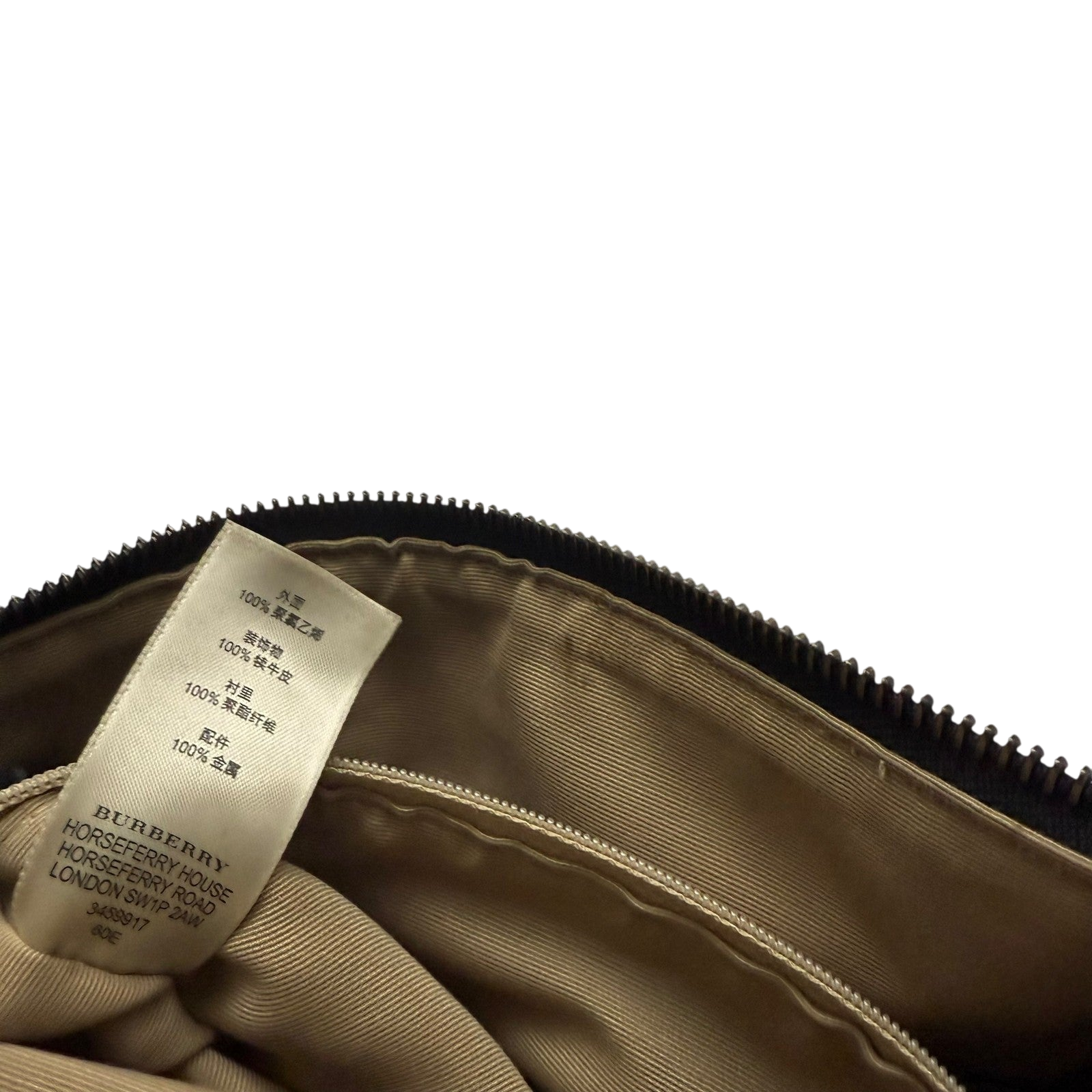 Burberry Nova Check PVC Chester Boston Bag