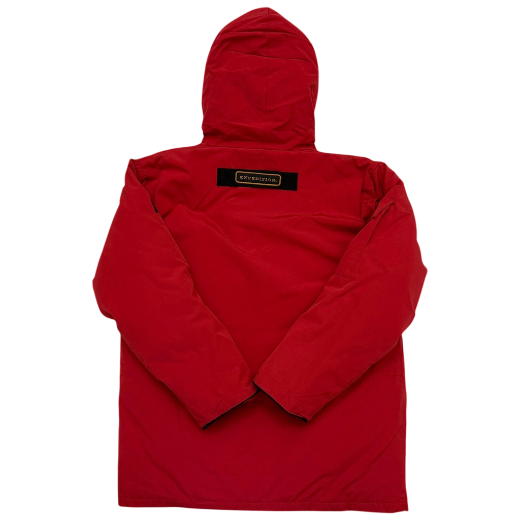 Canada Goose Vintage Expedition Down Fur-Trim Parka Red (Fits M-L)