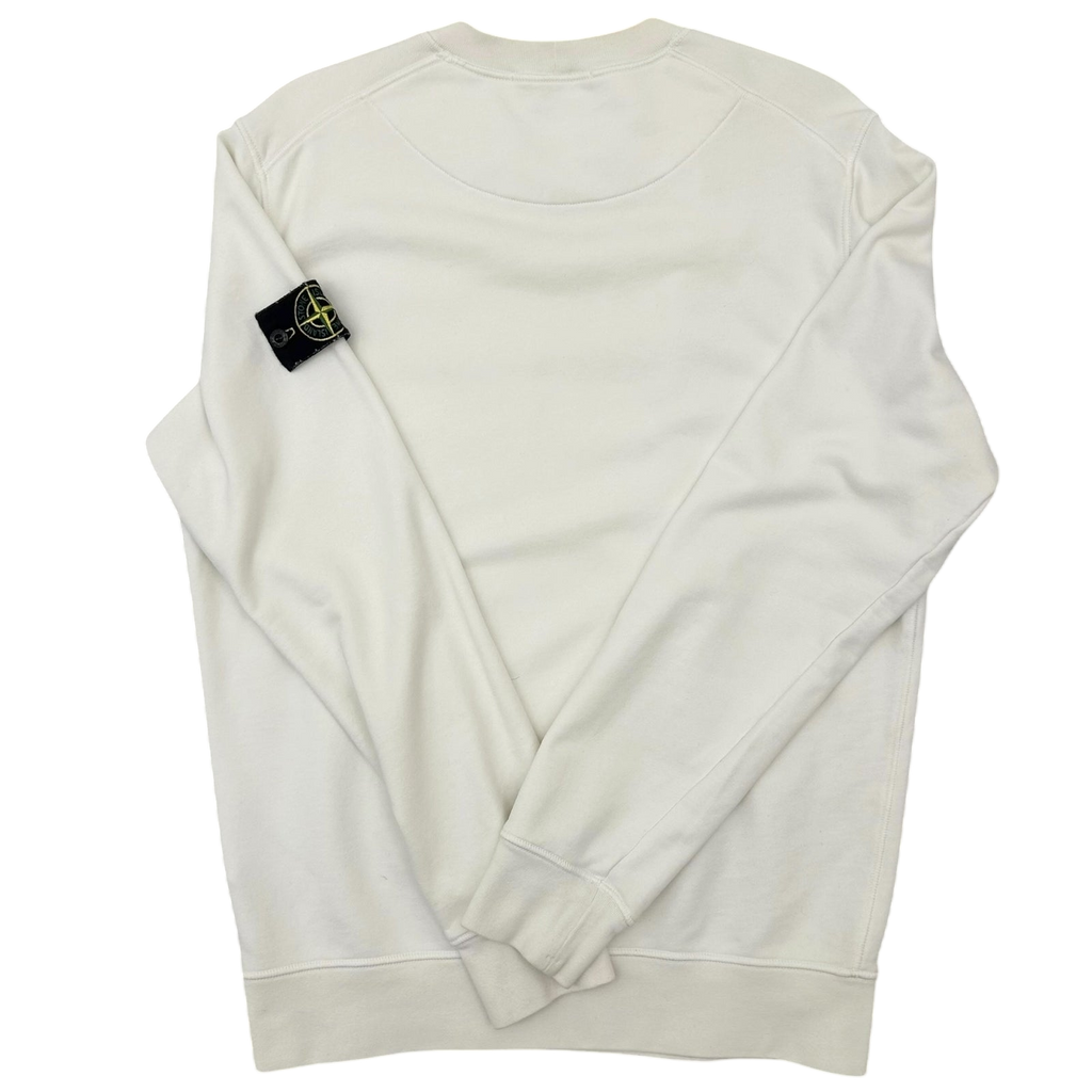 Stone Island Crewneck Sweater White (Fits M/L)