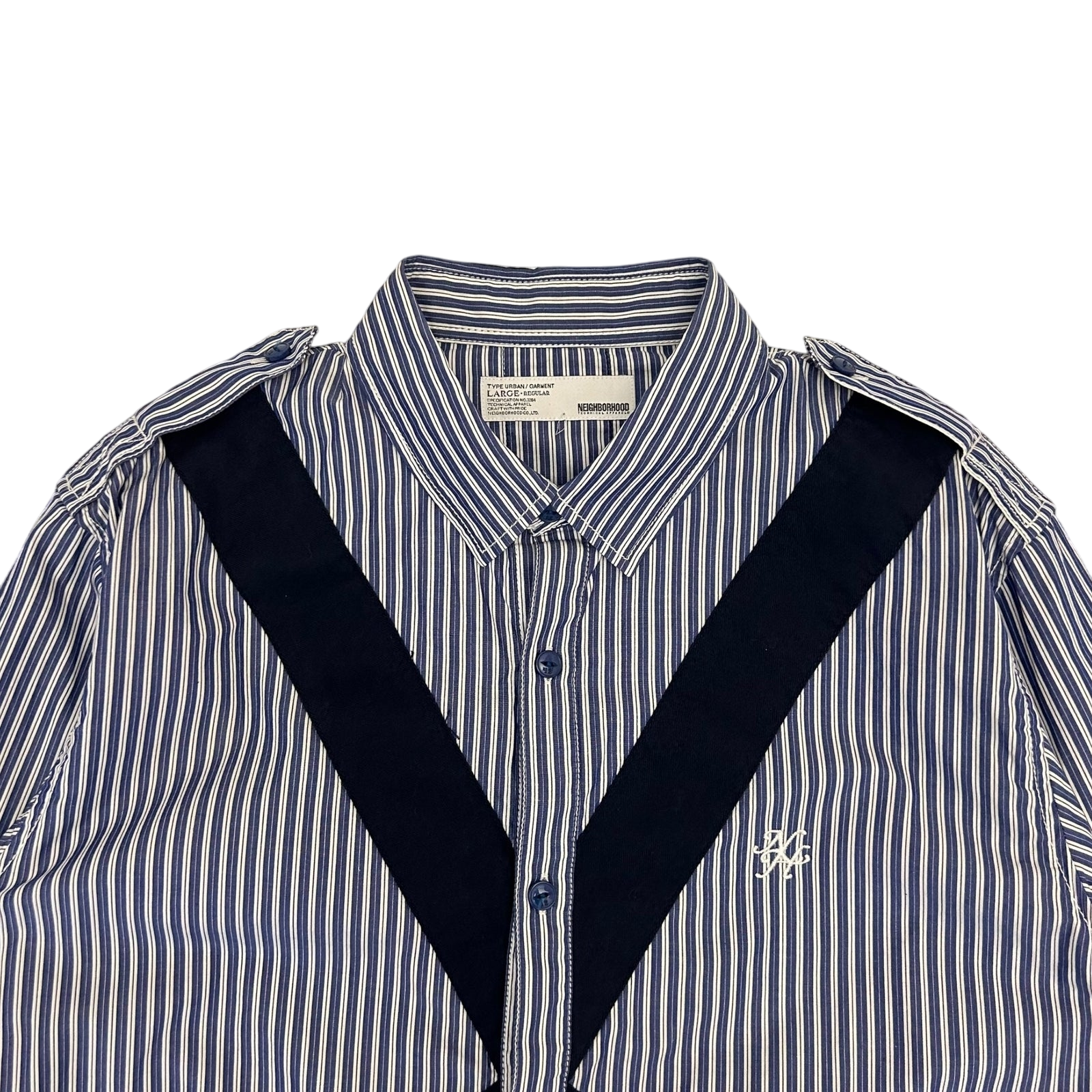 Neighbourhood SS11 Para Long-sleeve Button-Up Shirt (Fits M-L)