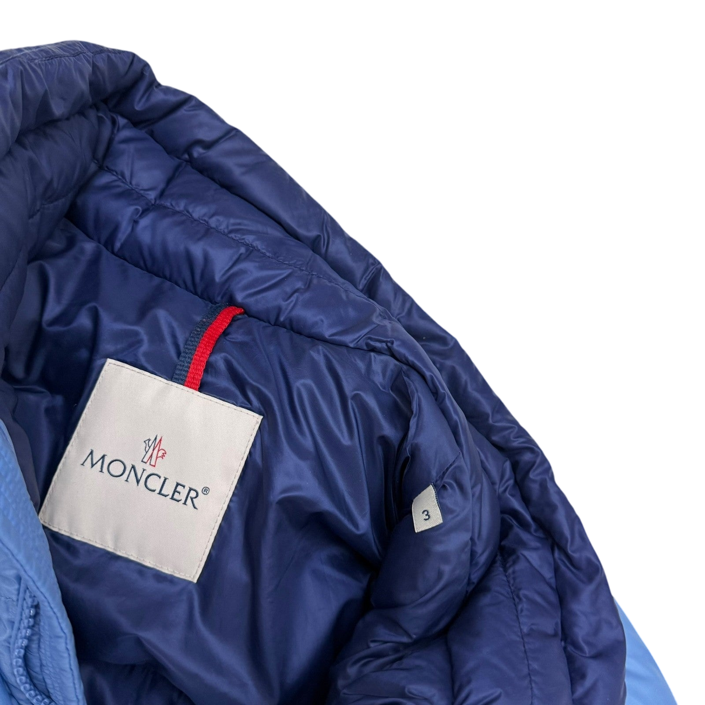 Moncler Jeanbart Down Jacket Light Blue (Fits M)