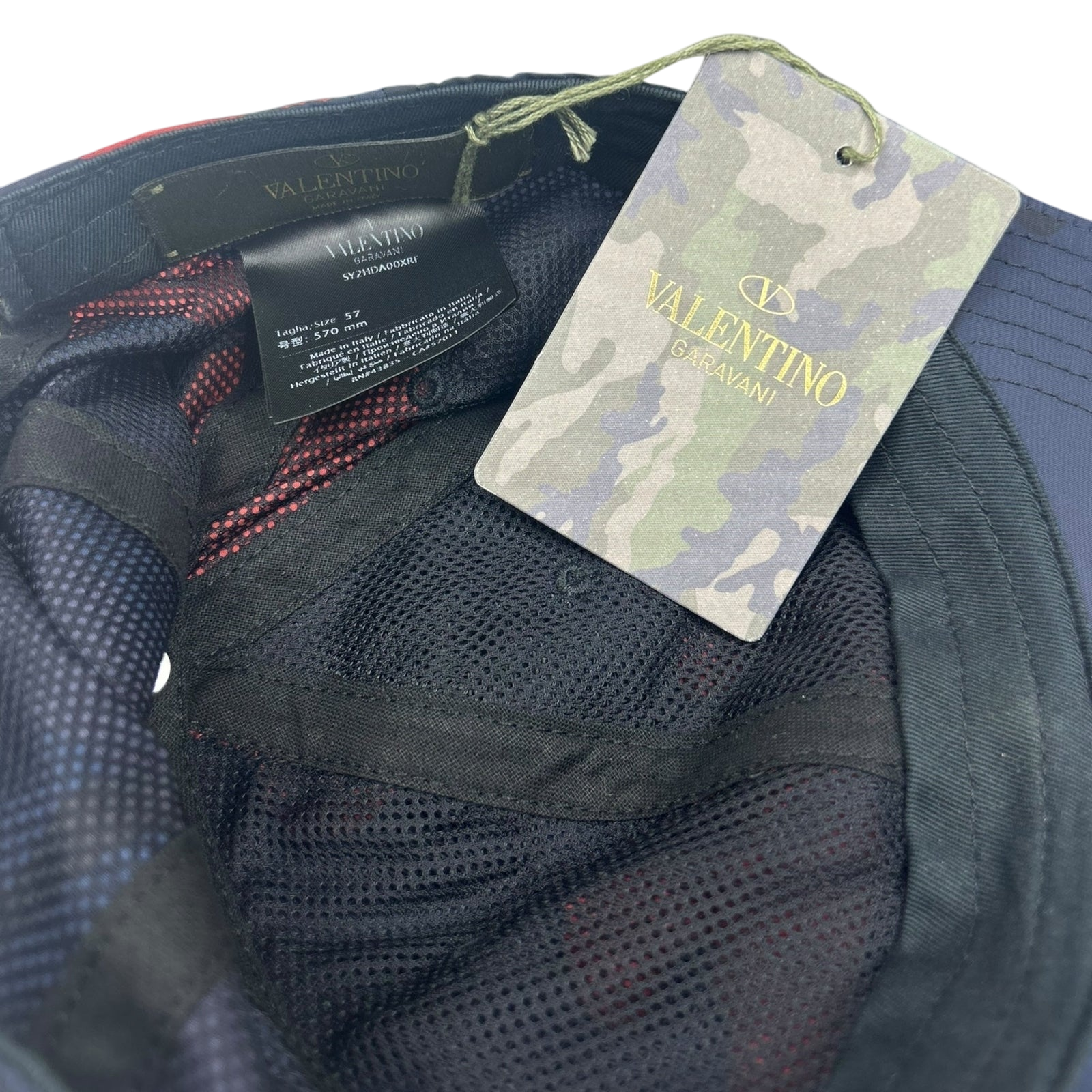 Valentino Garavani Camouflage-Print Shell Baseball Cap