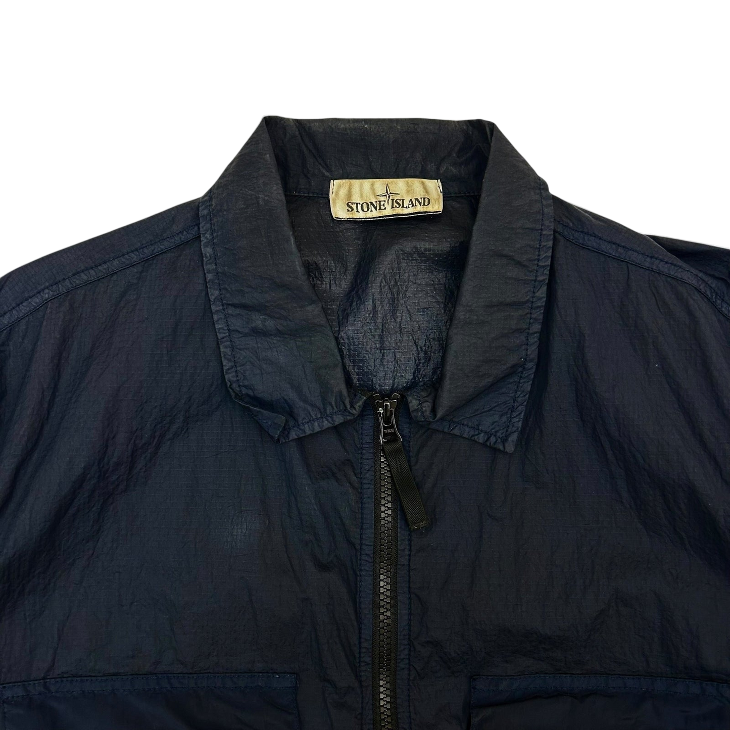 Stone Island Nylon Metal Overshirt Navy (Fits L/XL)
