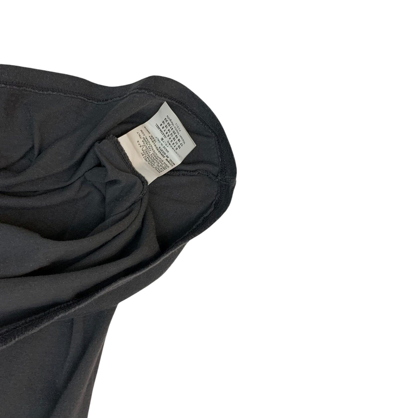 Maison Margiela Rose Print V Neck T-Shirt Charcoal (Fits M)