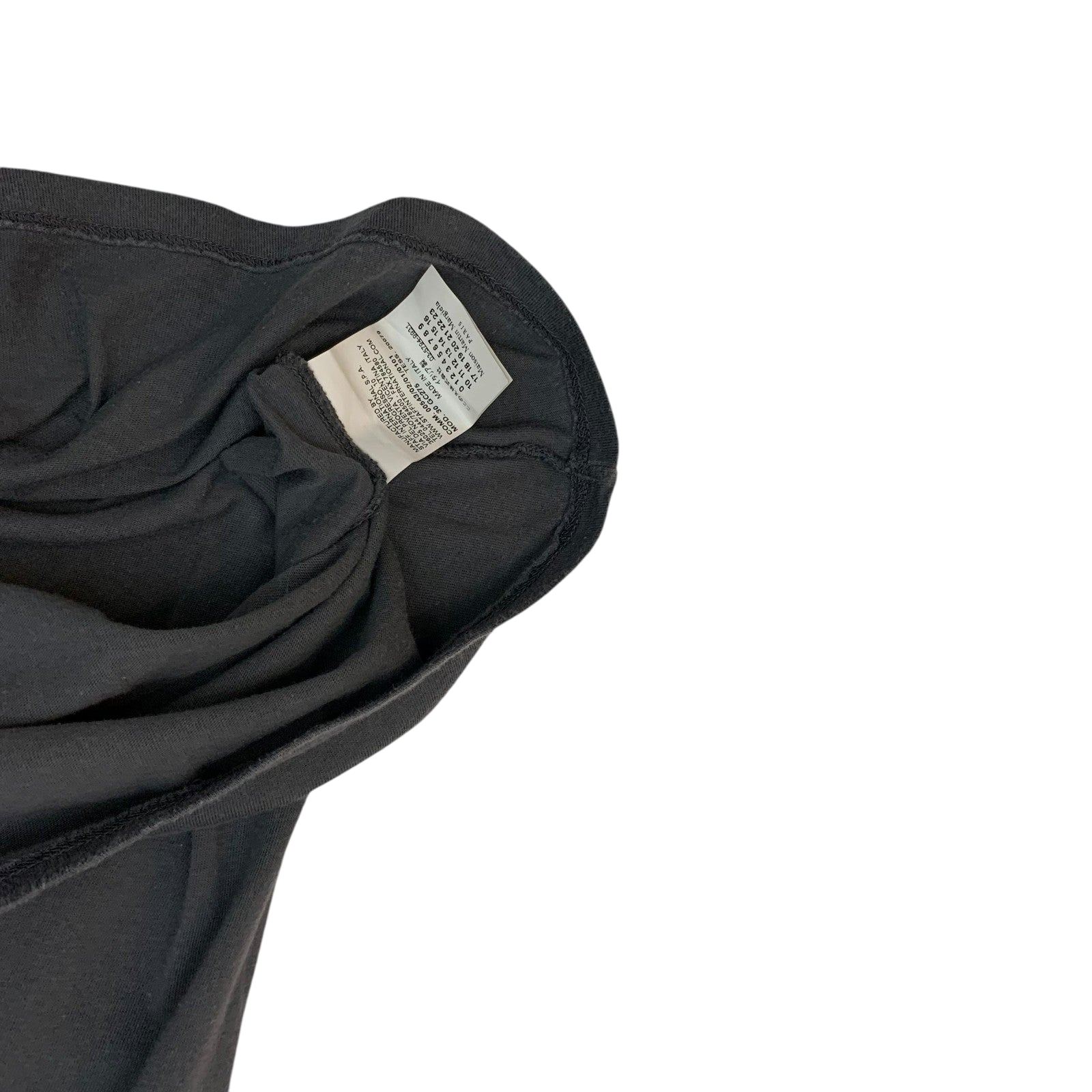 Maison Margiela Rose Print V Neck T-Shirt Charcoal (Fits M)