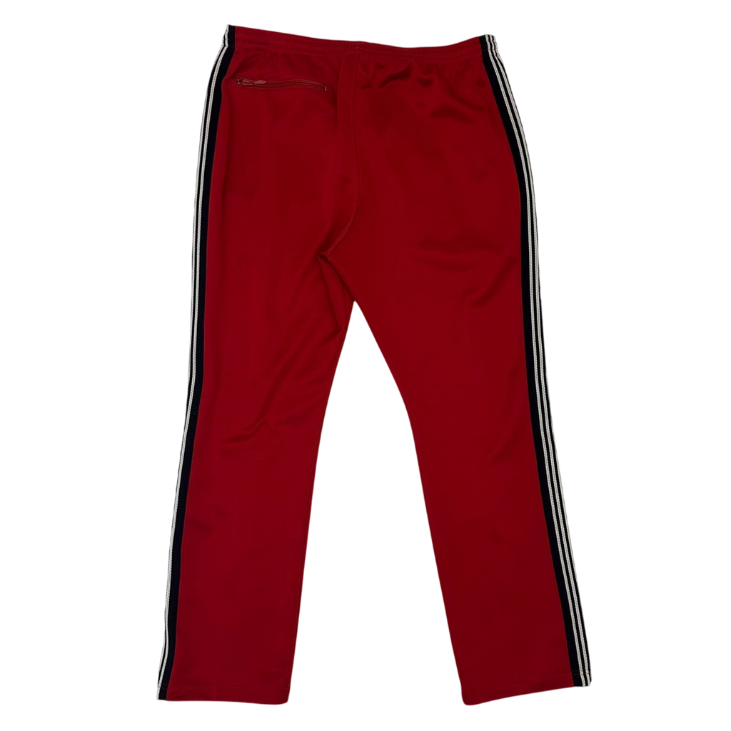 Needles Poly Smooth Track Pants Red/Black (Size L)