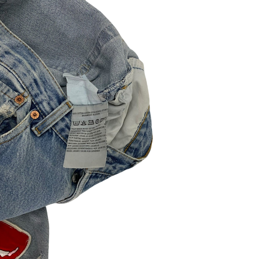 Levi’s Vintage Custom-Patchwork 501 Jeans (Size 32”)