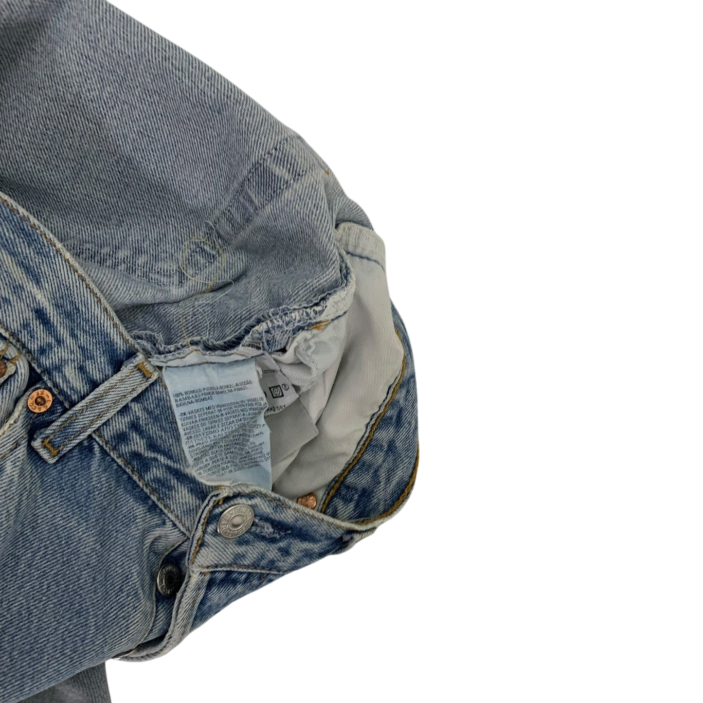 Levi’s Vintage Custom-Patchwork 501 Jeans (Size 32”)