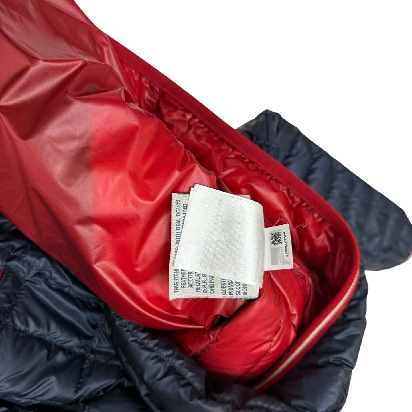 Moncler Clovis Hooded Down Jacket Navy (Fits M-L)