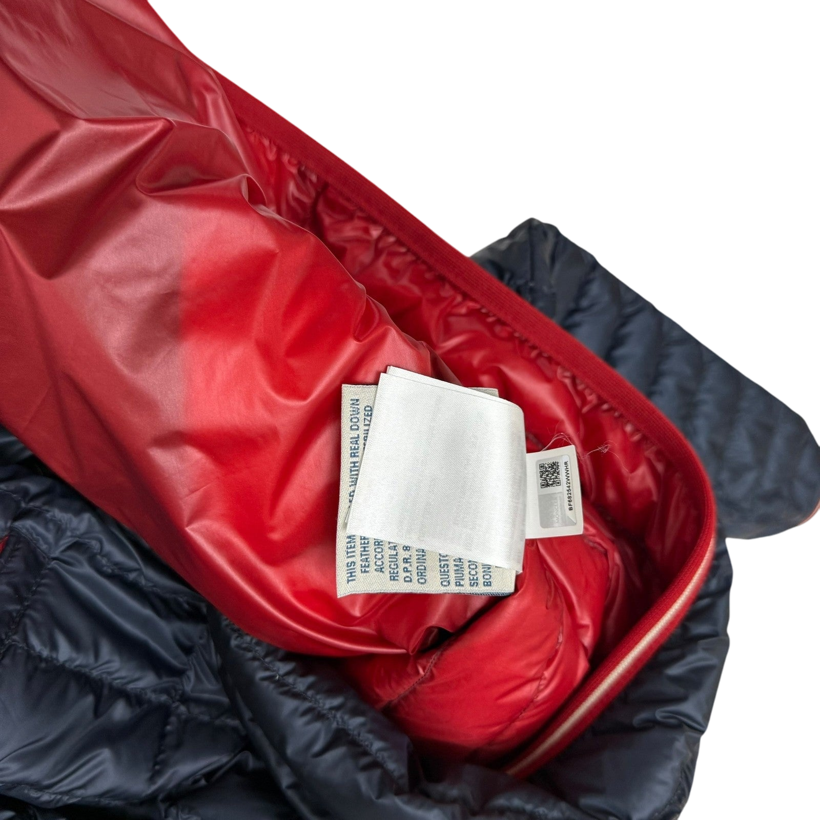 Moncler Clovis Hooded Down Jacket Navy (Fits M-L)