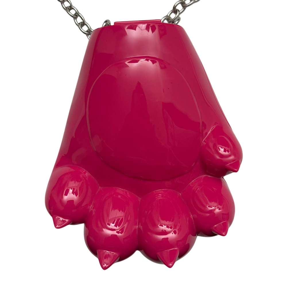 Kenzo 2015 Tiger Paw Clutch Bag Pink