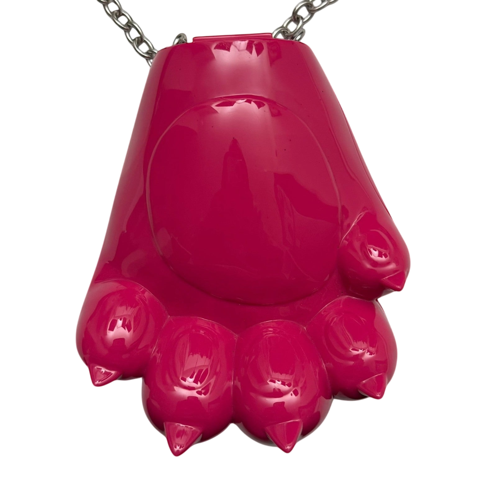 Kenzo 2015 Tiger Paw Clutch Bag Pink