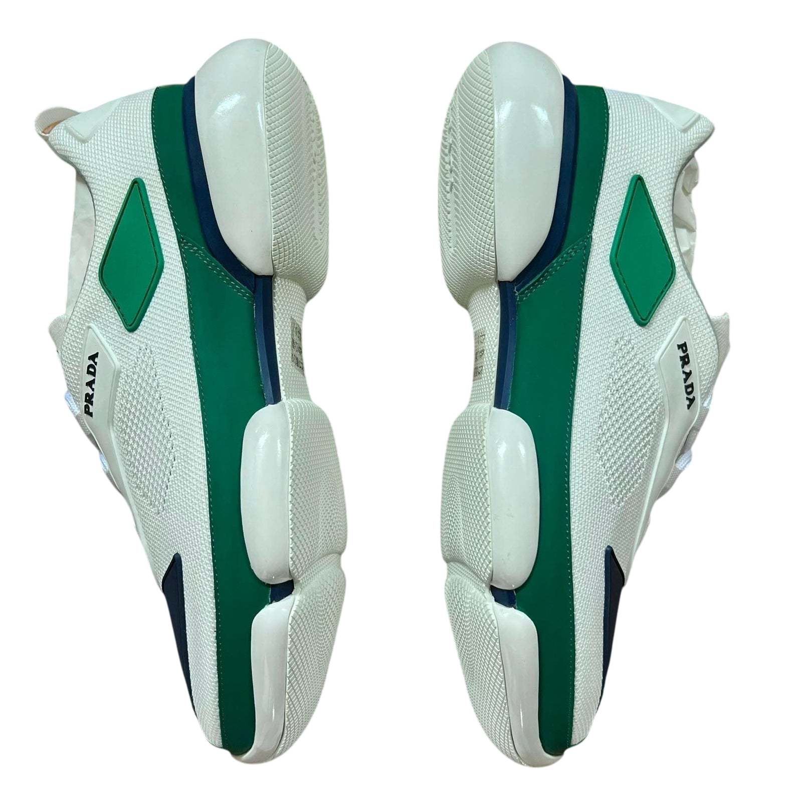 Prada Cloudbust Low Green / Navy / White