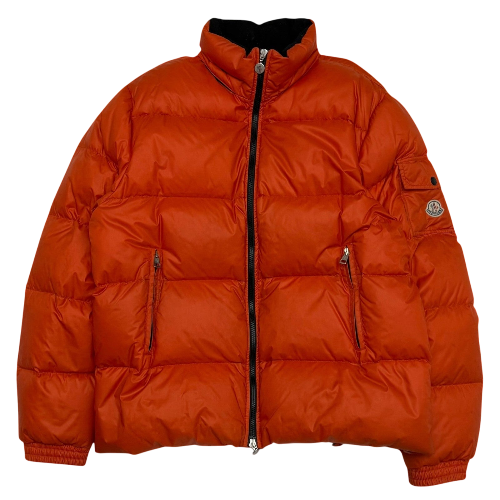 Moncler Vintage Maya Down Jacket Orange (Fits L)
