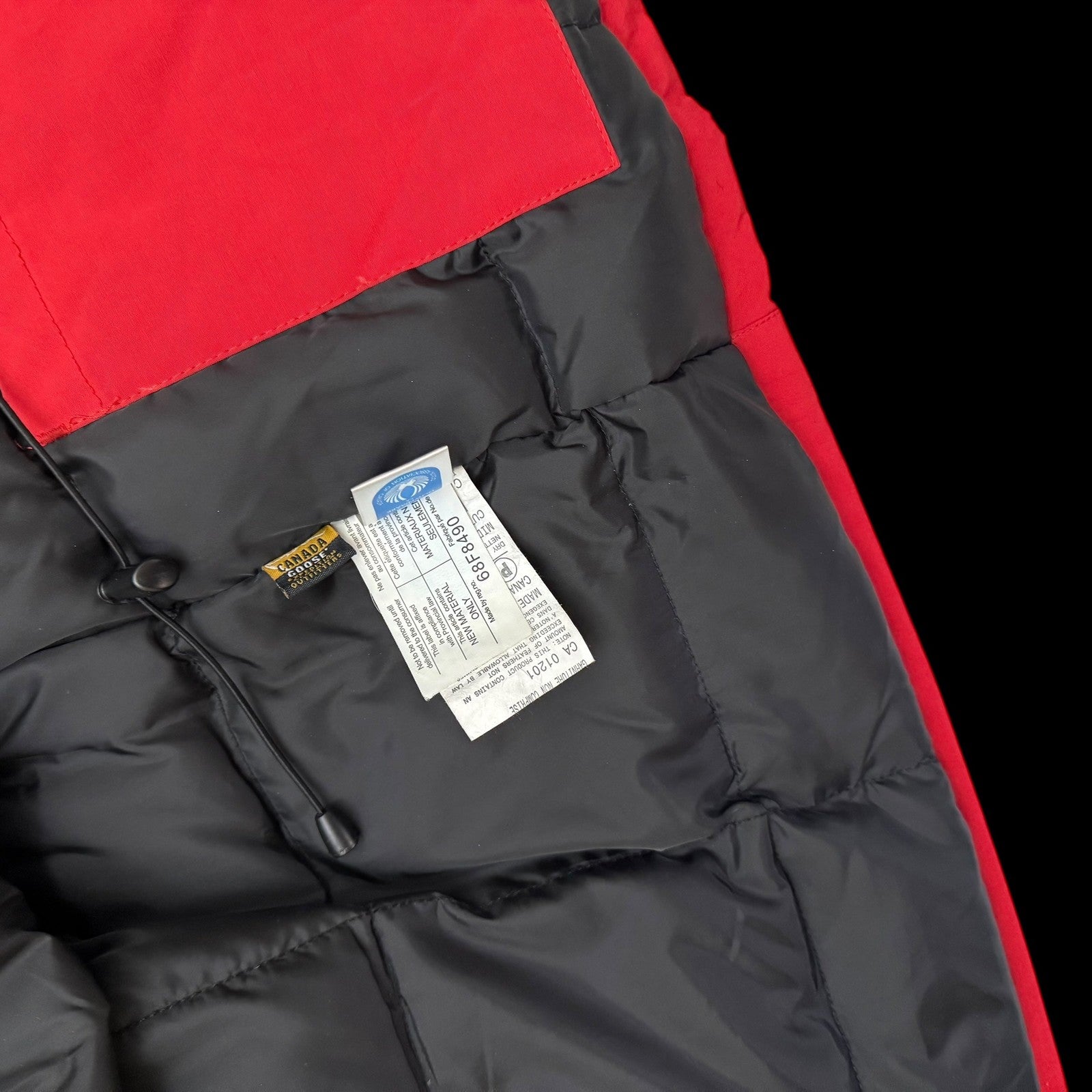 Canada Goose Vintage Expedition Down Fur-Trim Parka Red (Fits M-L)