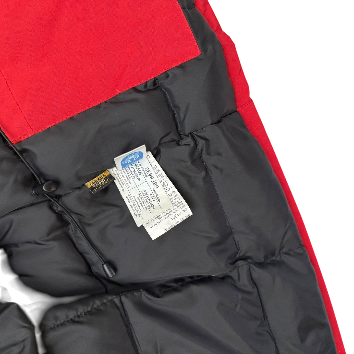 Canada Goose Vintage Expedition Down Fur-Trim Parka Red (Fits M-L)