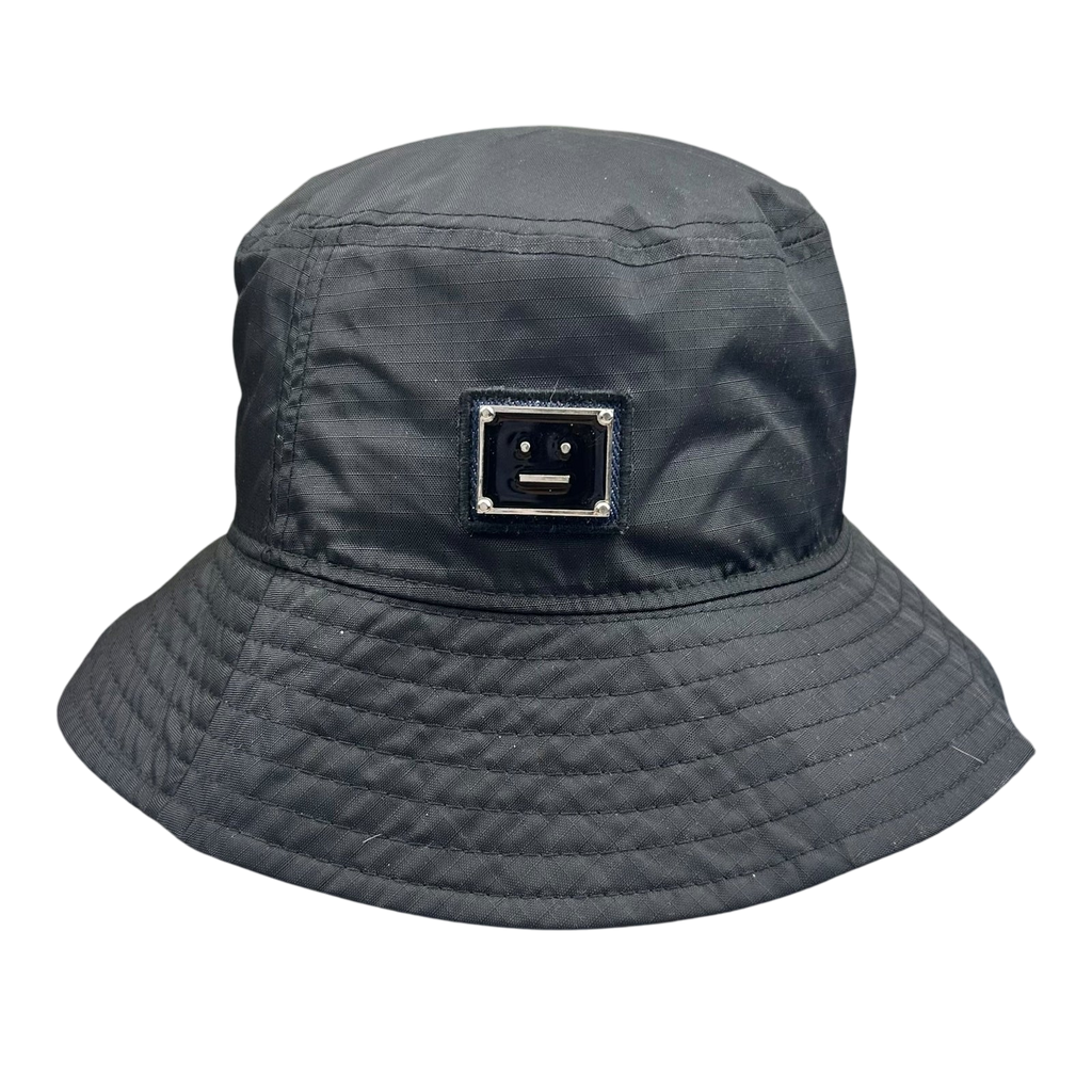 Acne Studios Logo-Appliquéd Ripstop Bucket Hat