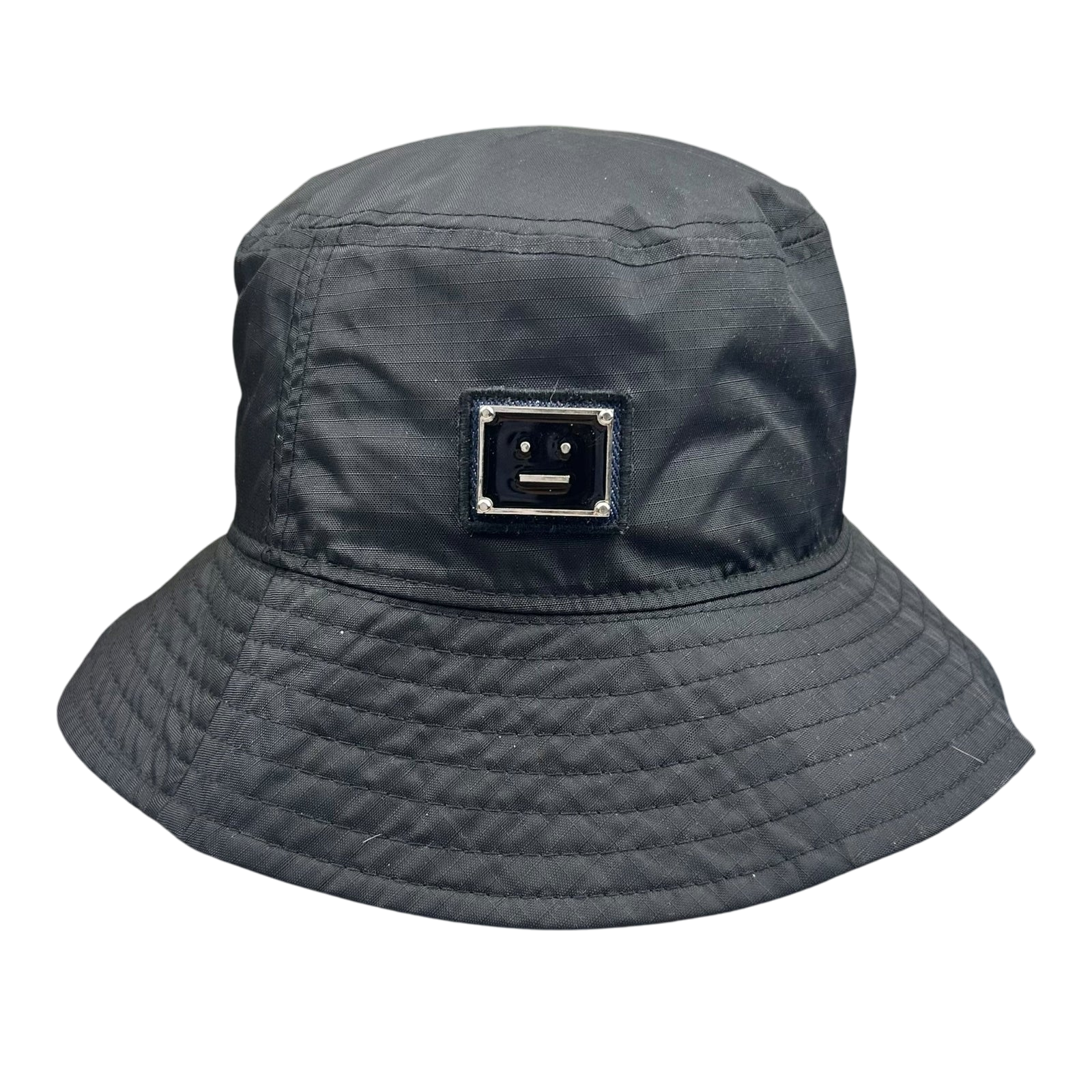 Acne Studios Logo-Appliquéd Ripstop Bucket Hat