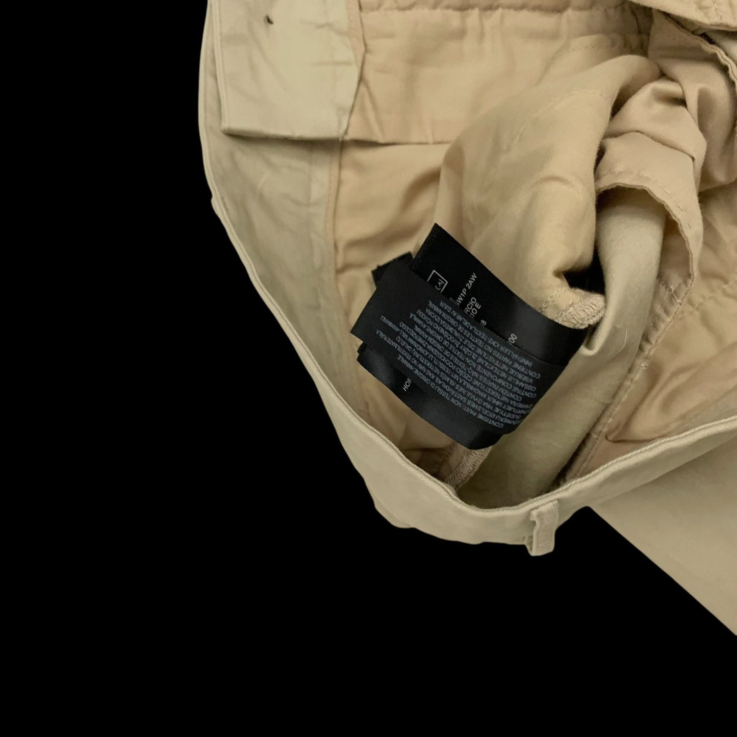 Burberry SS18 Sketch Print Cotton Chino Pants (Size 36”)