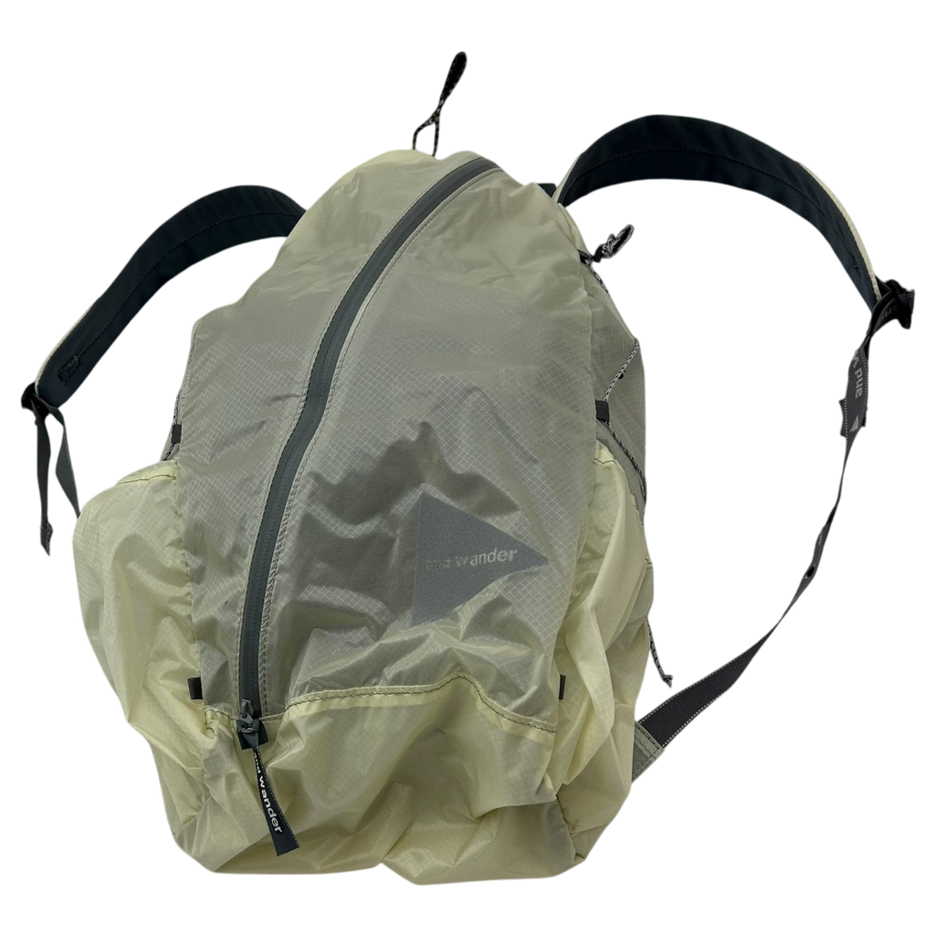 And Wander SIL Diagonal Zip Back Pack Cream