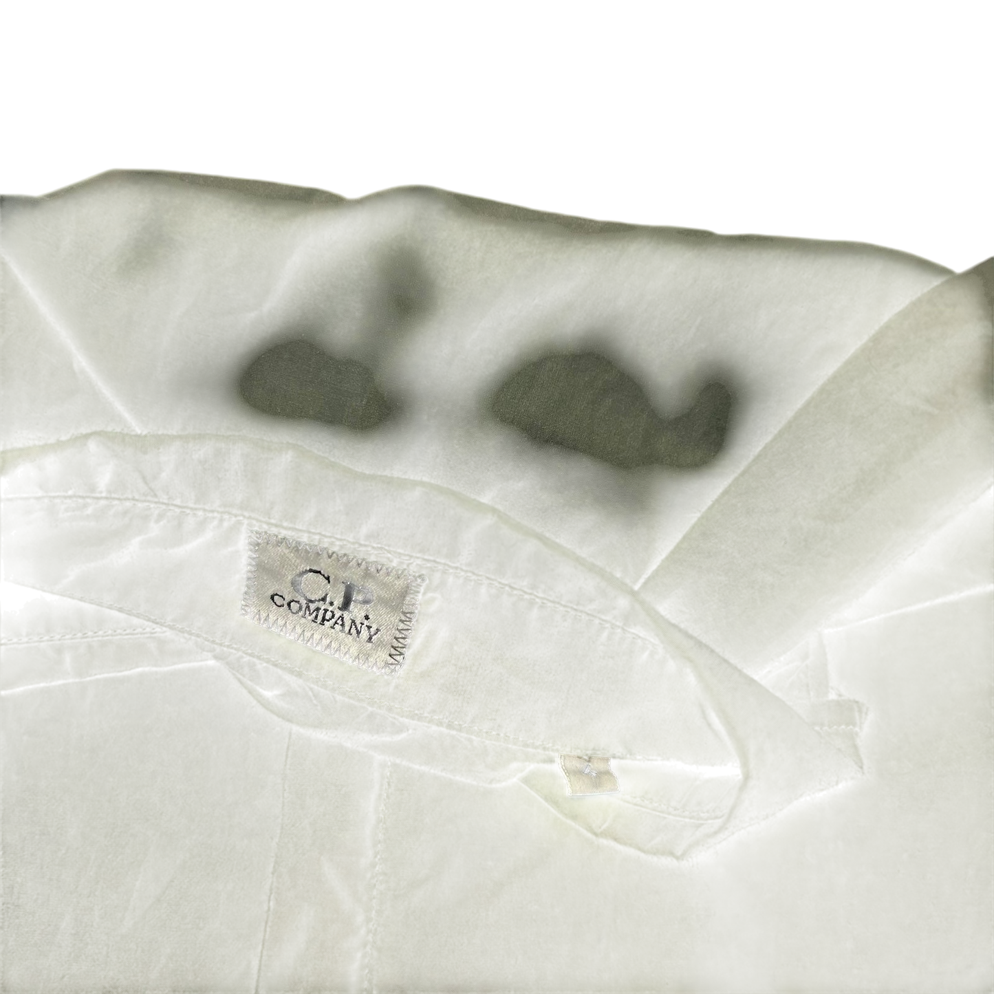 C.P. Company Ripstop Zip-Up Short Sleeve Shirt Khaki Green (Fits L)