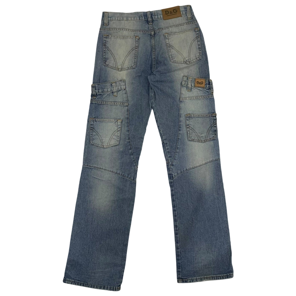 Dolce & Gabbana 90s Double-Waist Jeans (Size 32)