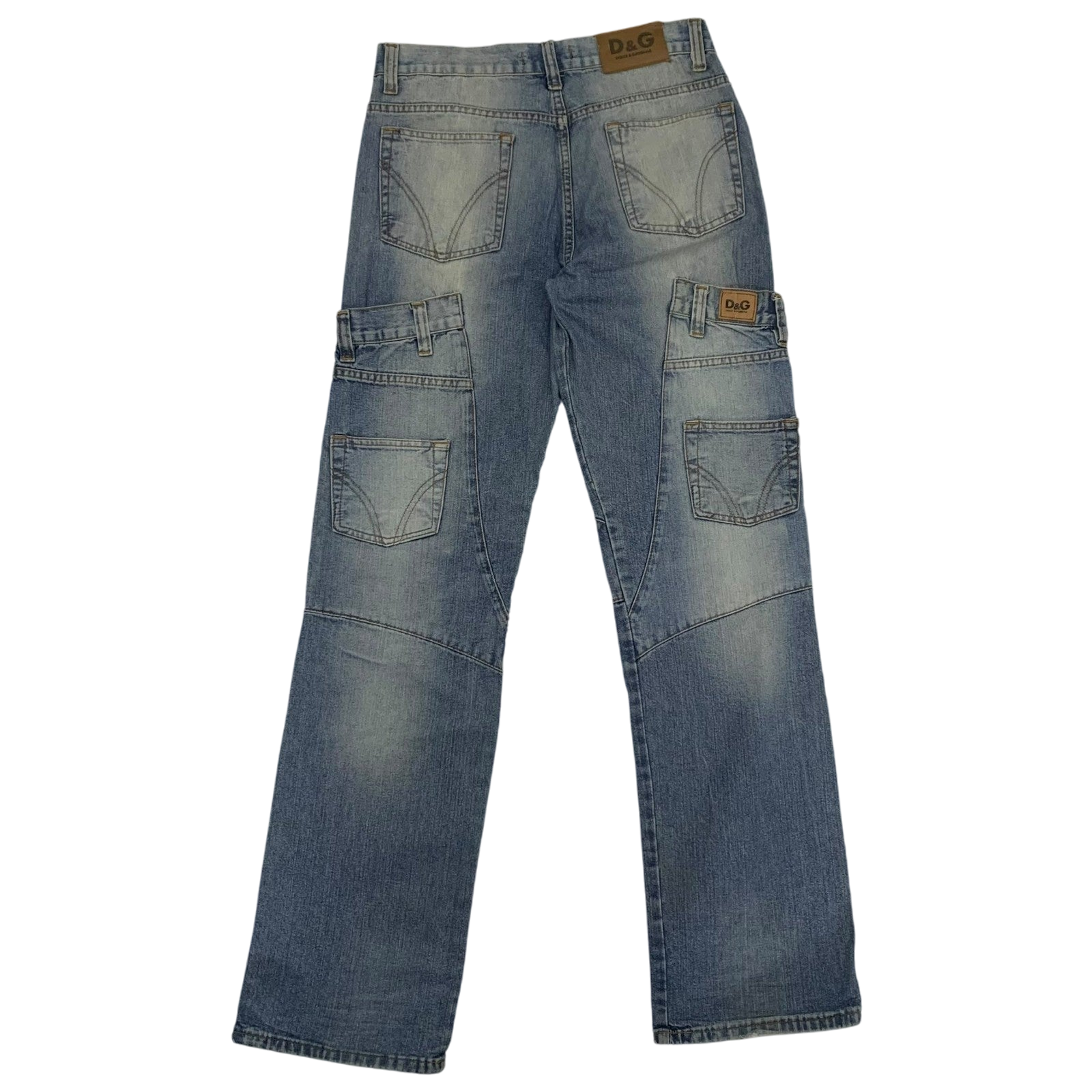 Dolce & Gabbana 90s Double-Waist Jeans (Size 32)