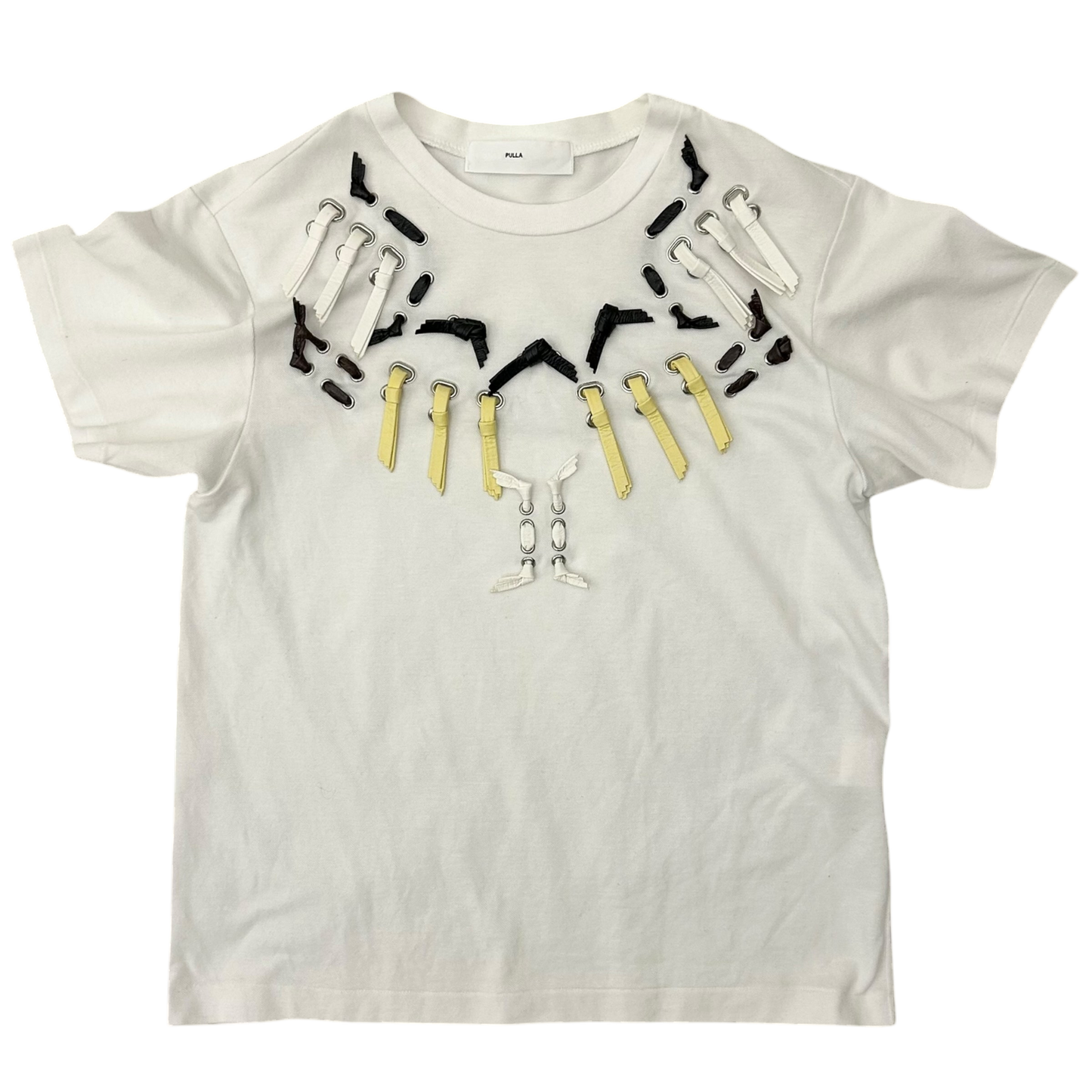 Toga Pulla Ribbon T-Shirt White (Fits S-M Womens)