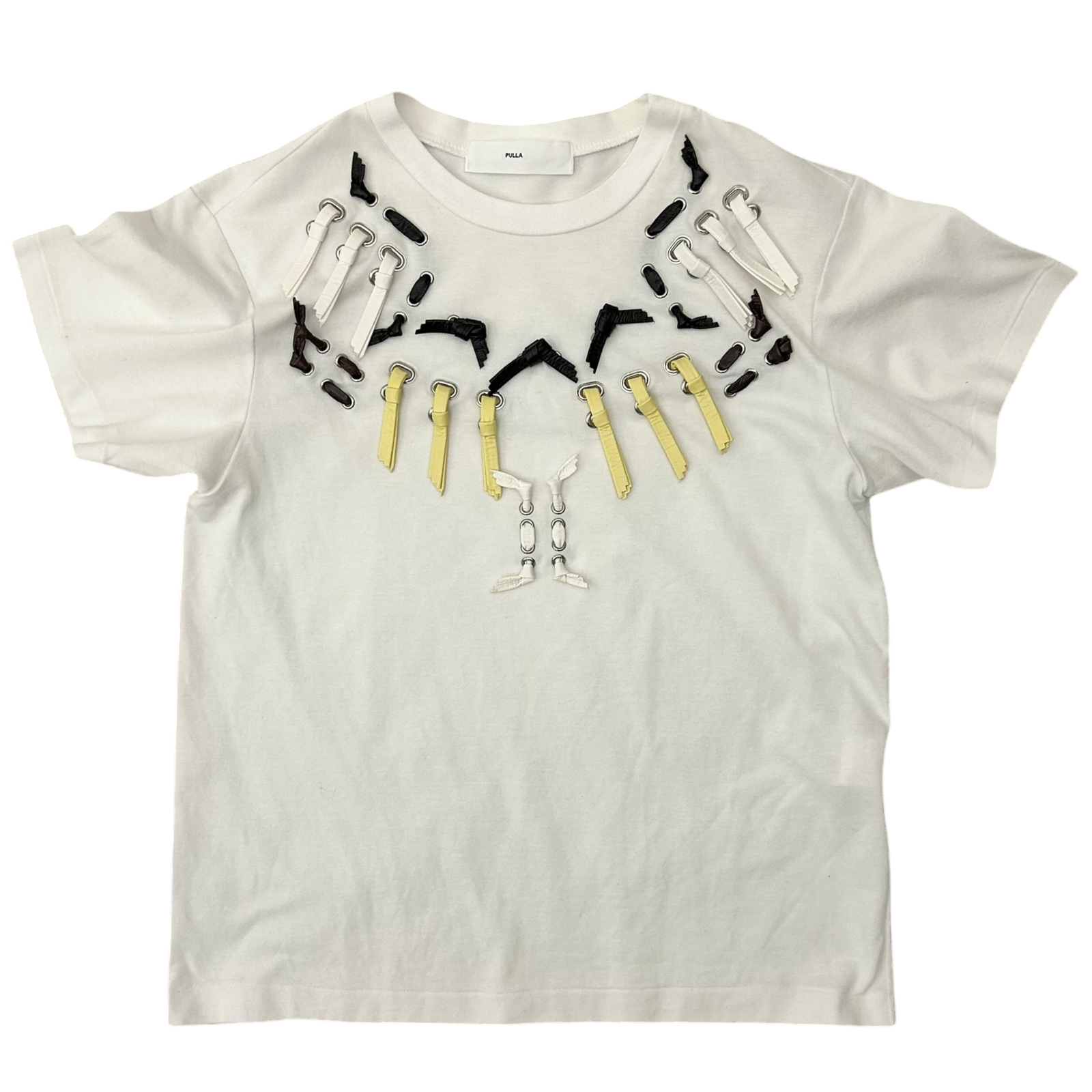 Toga Pulla Ribbon T-Shirt White (Fits S-M Womens)