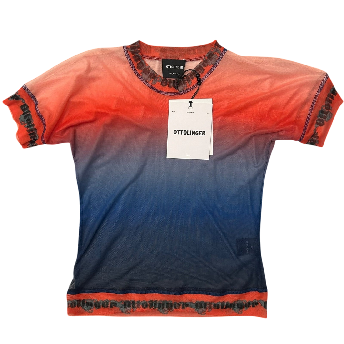 Ottolinger Mesh T-Shirt 'BlueberryFade' (Fits L-XL Womens)