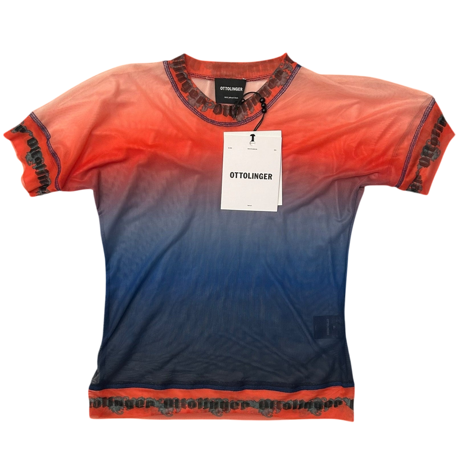 Ottolinger Mesh T-Shirt 'BlueberryFade' (Fits L-XL Womens)