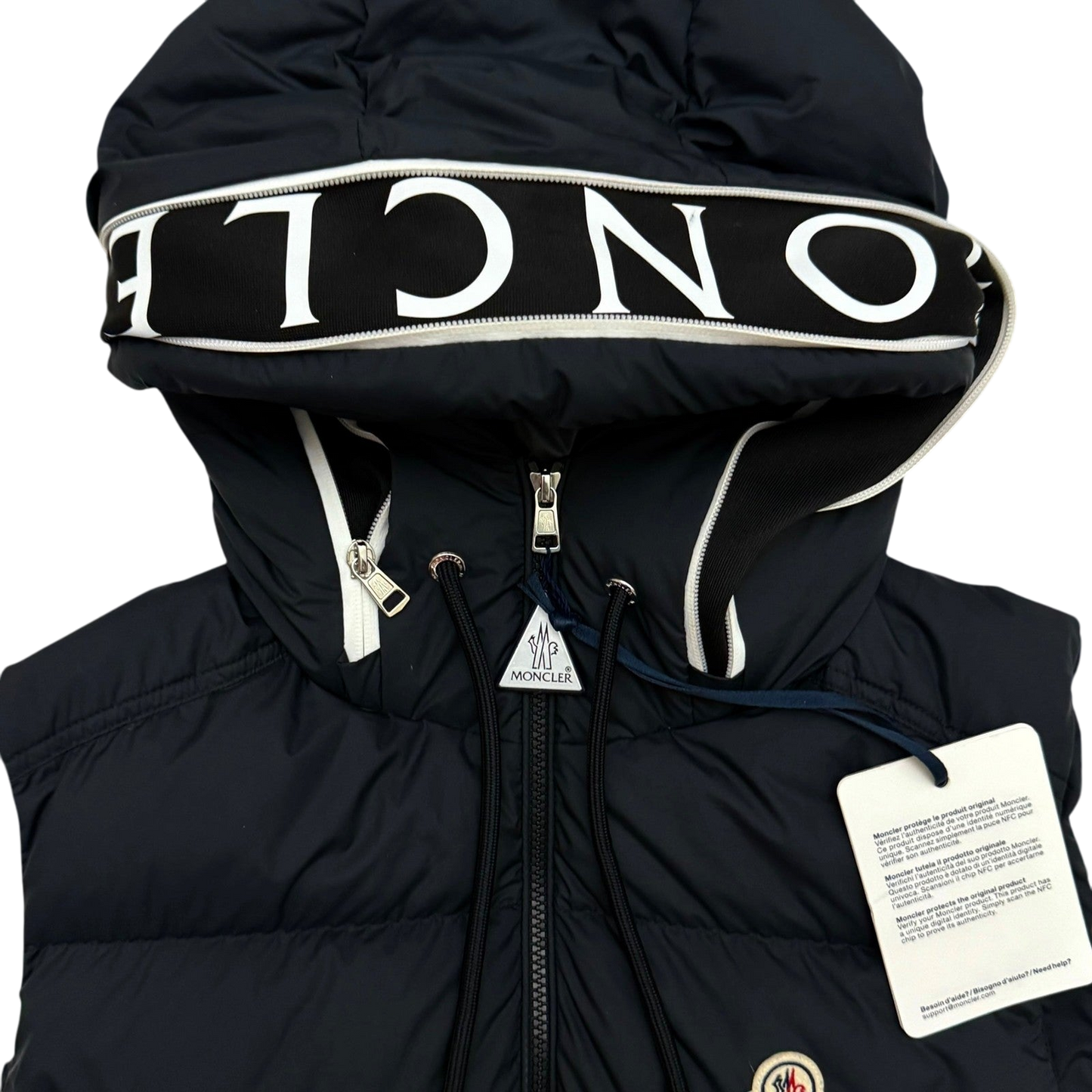 Moncler Cardamine Down Vest Black (Fits M-L)