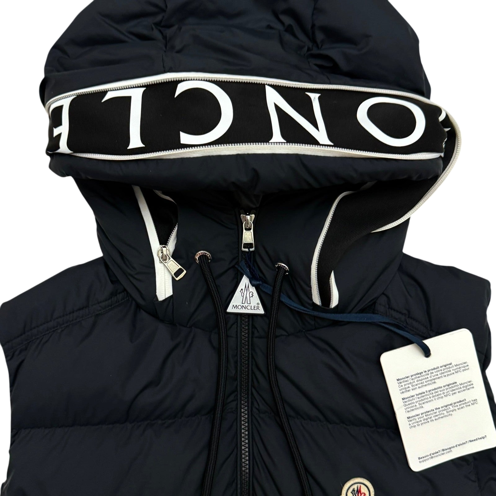 Moncler Cardamine Down Vest Black (Fits M-L)