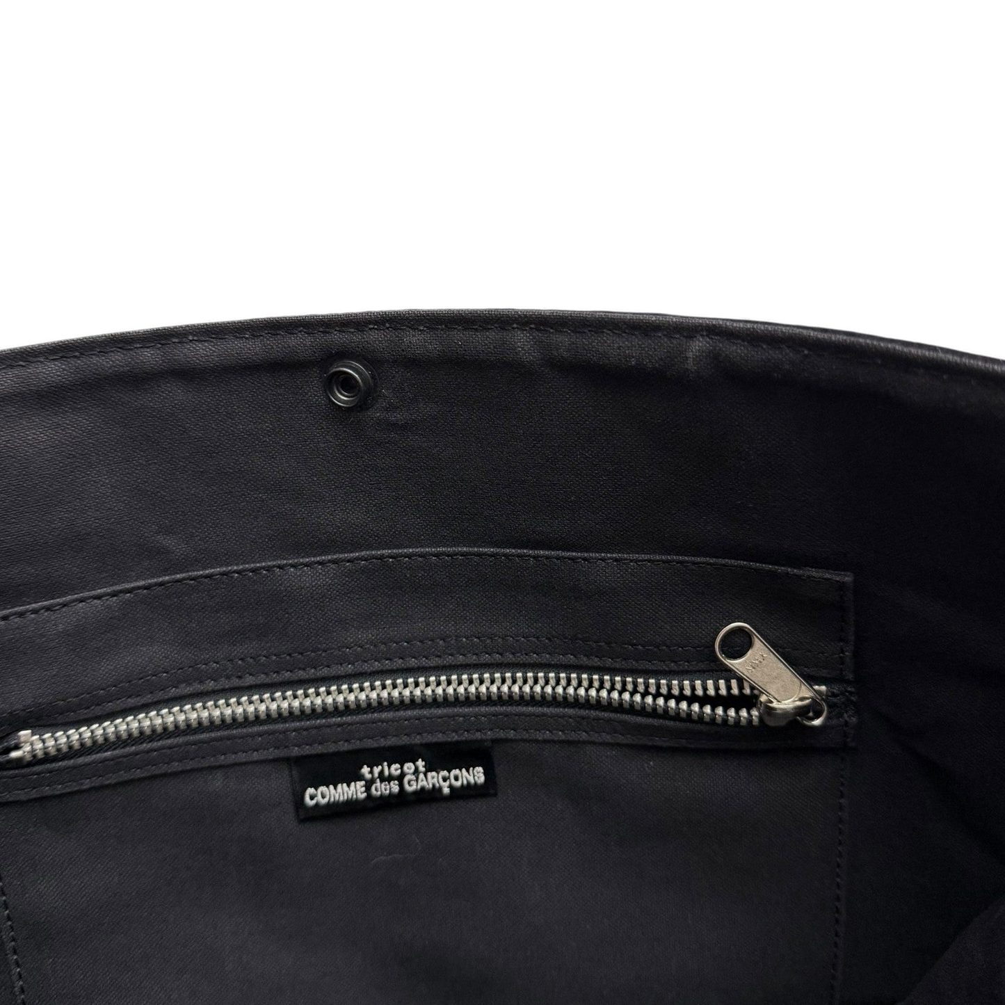 Comme Des Garçons Tricot Wool Blend Tote Bag Black/Green