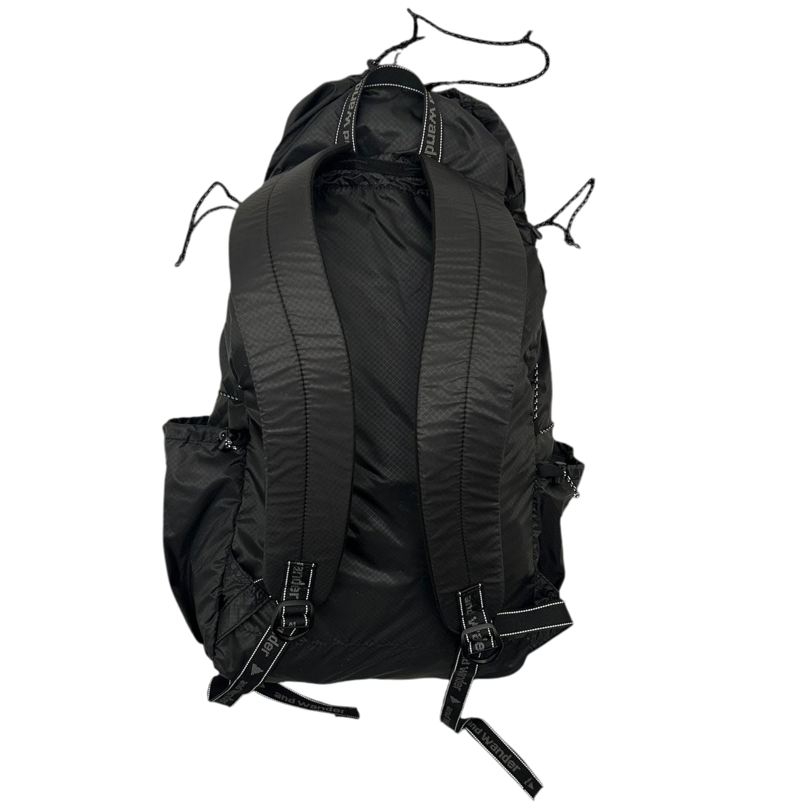 And Wander SIL Diagonal Zip Back Pack Black