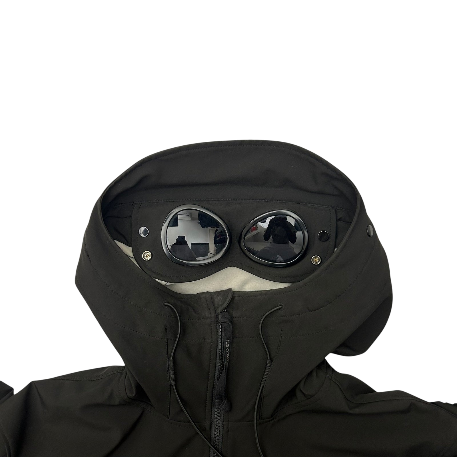 C.P. Company Goggle Lens Soft Shell Jacket Black (Fits M-L)