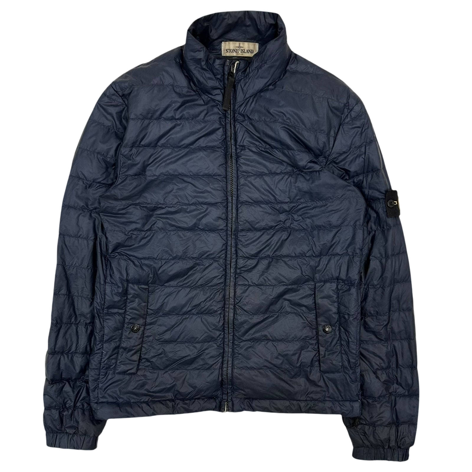 Stone Island Micro Ripstop Puffer Jacket Navy (Size S)