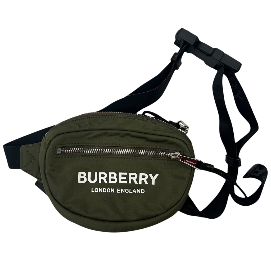 Burberry Nylon Cannon Waist Bag Khaki