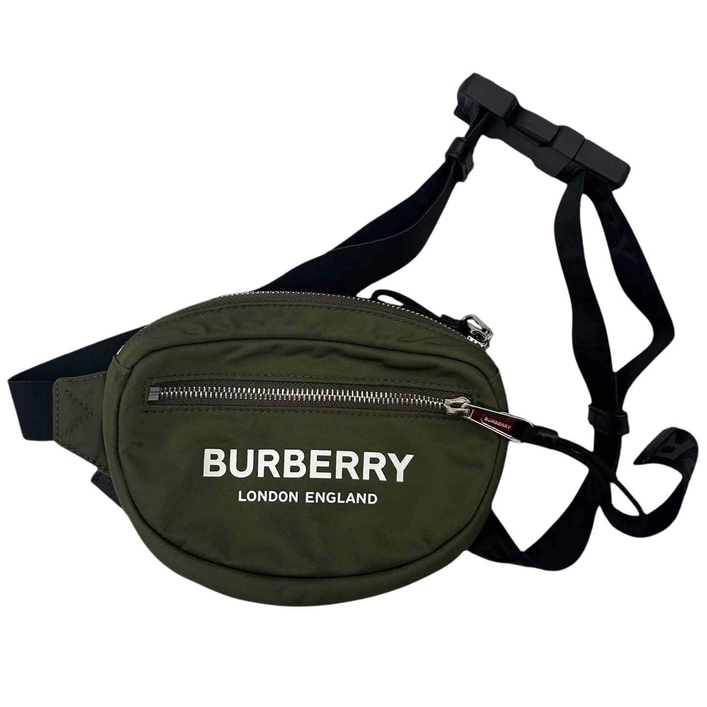Burberry Nylon Cannon Waist Bag Khaki
