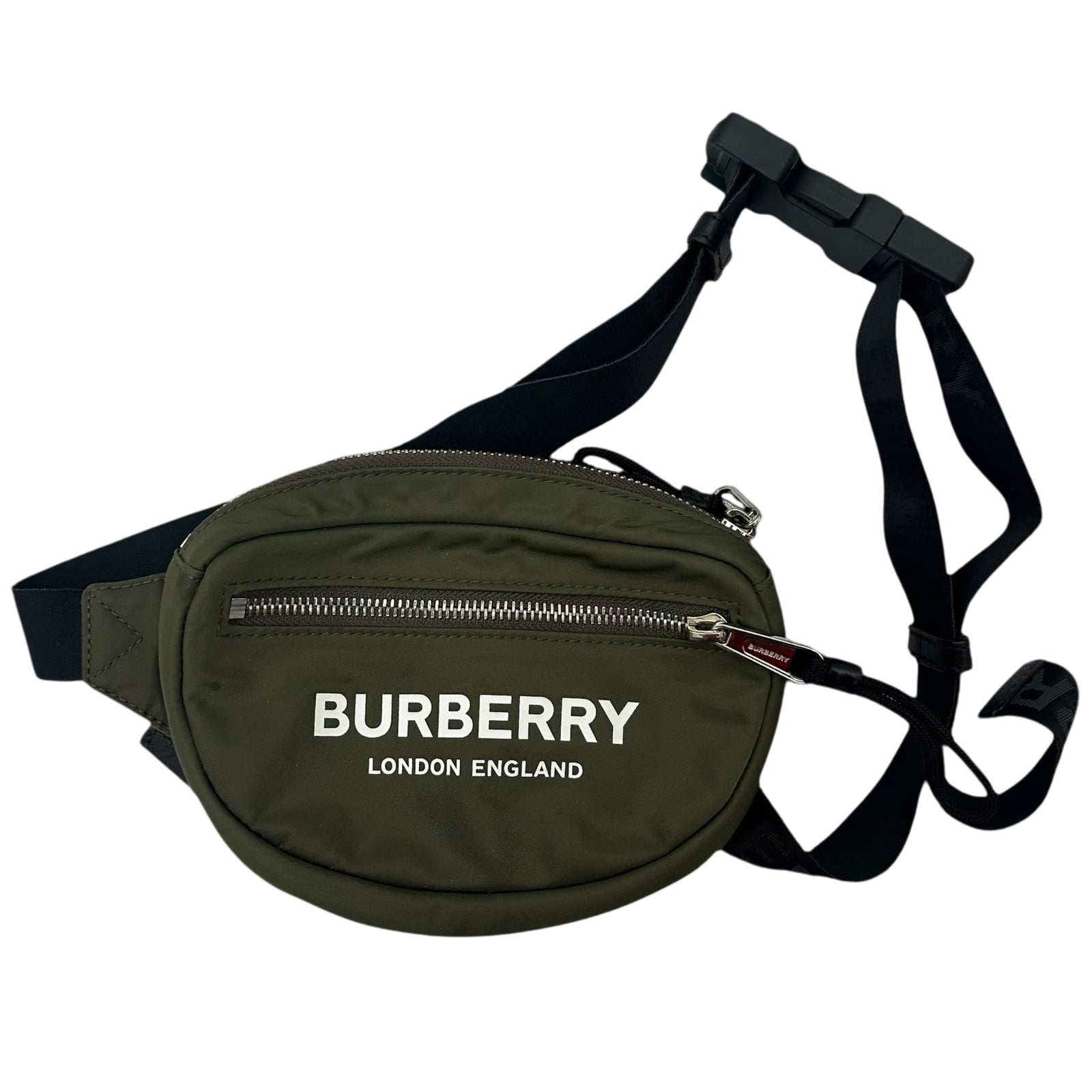 Burberry Nylon Cannon Waist Bag Khaki