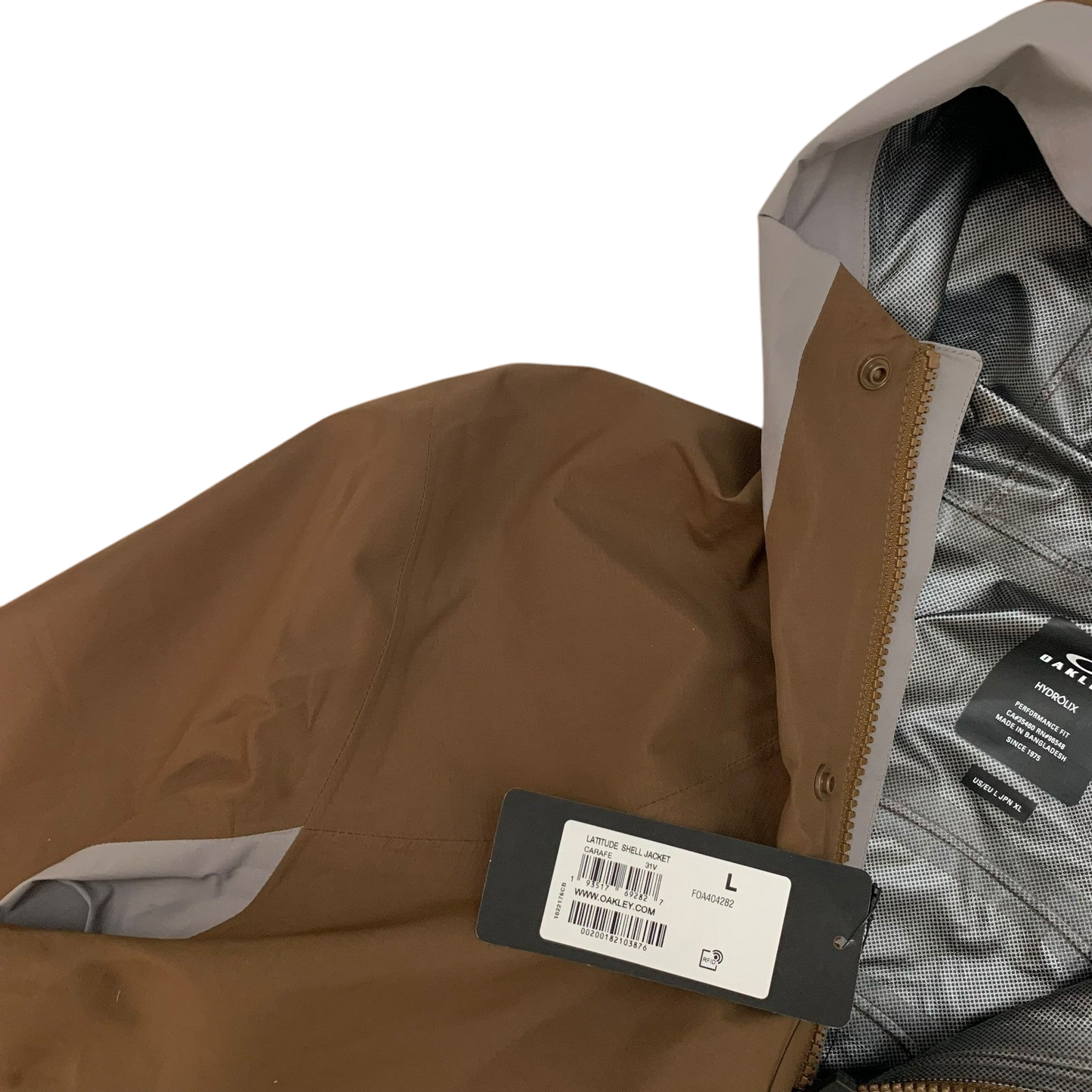 Oakley Latitude Shell Jacket Brown/Grey (Size L)