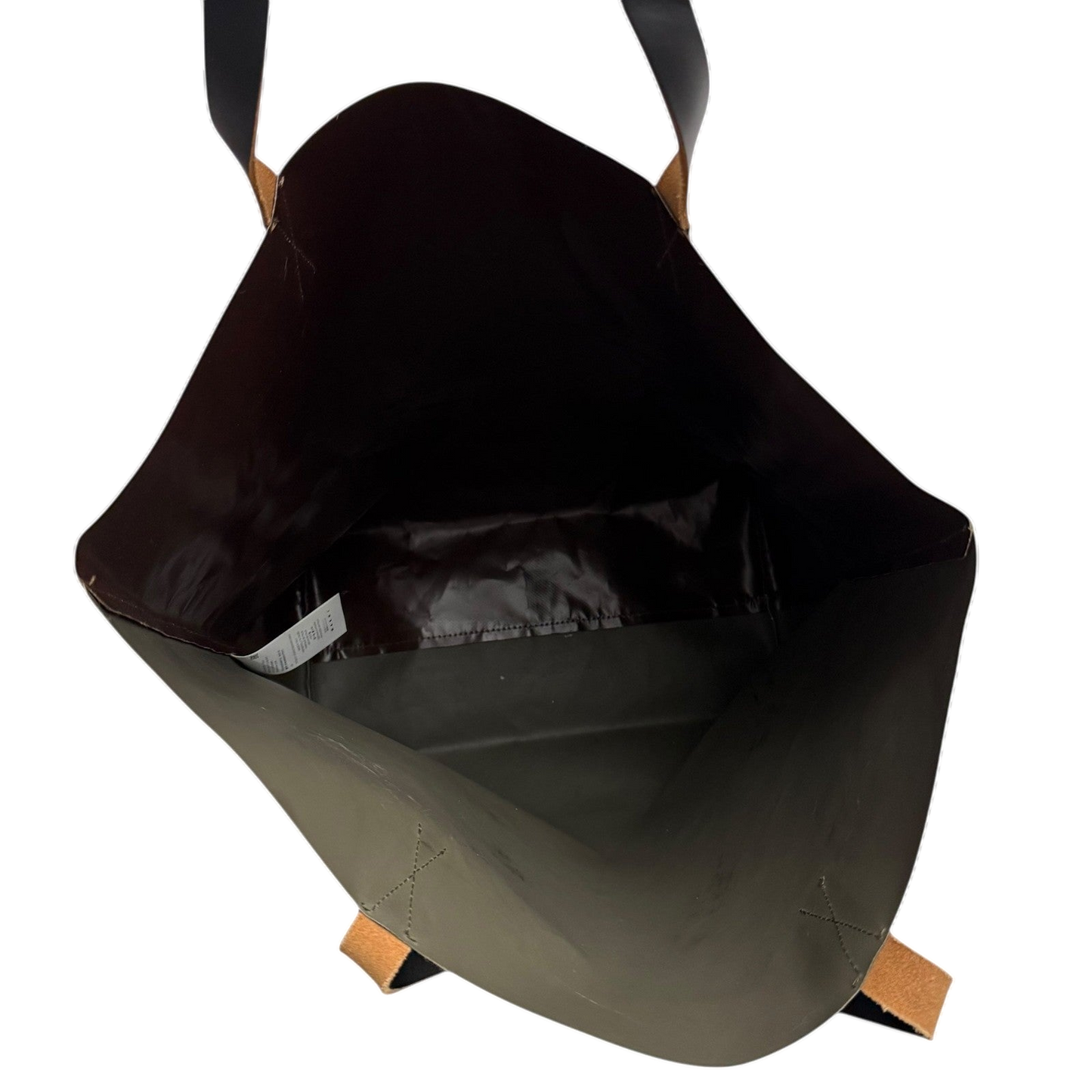 Marni PVC Shopping Tote Brown / Green