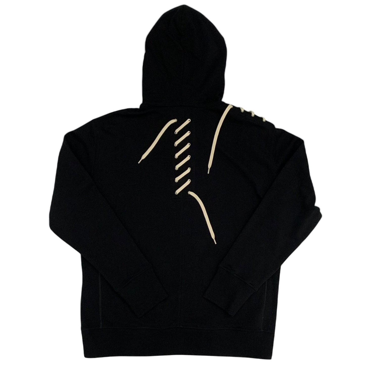 Craig Green Lace-up Detailing Hoodie Black (Fits L-XL)